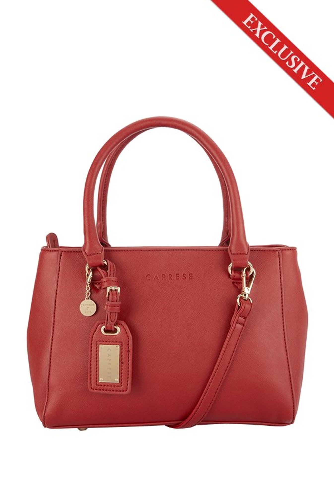 Caprese Alia Bhatt s Collection Lari Brick Red Handbag