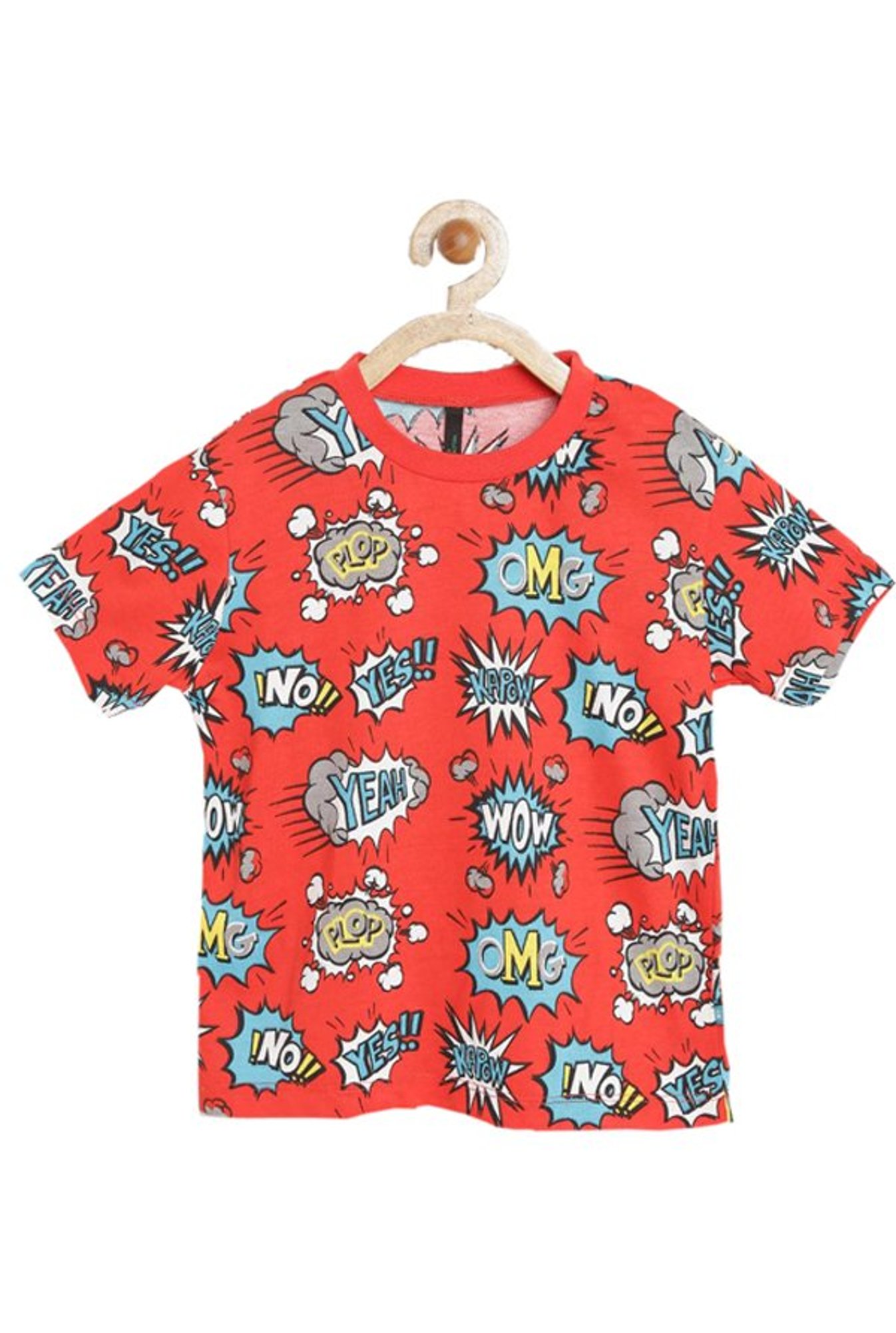 Buy United Colors Of Benetton Kids Red Printed T Shirt For Boys Clothing Online Tata Cliq