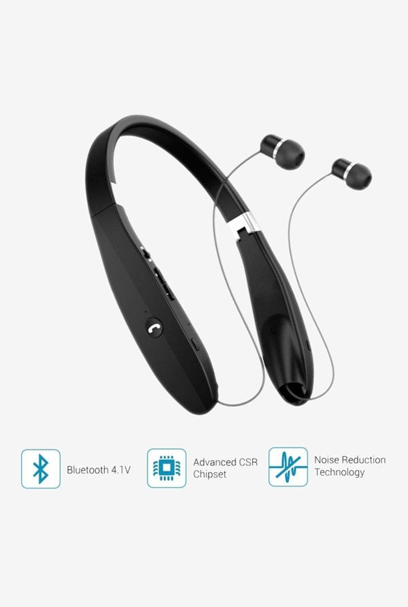 Portronics Harmonics 200 Wireless Bluetooth Neckband Earphone For