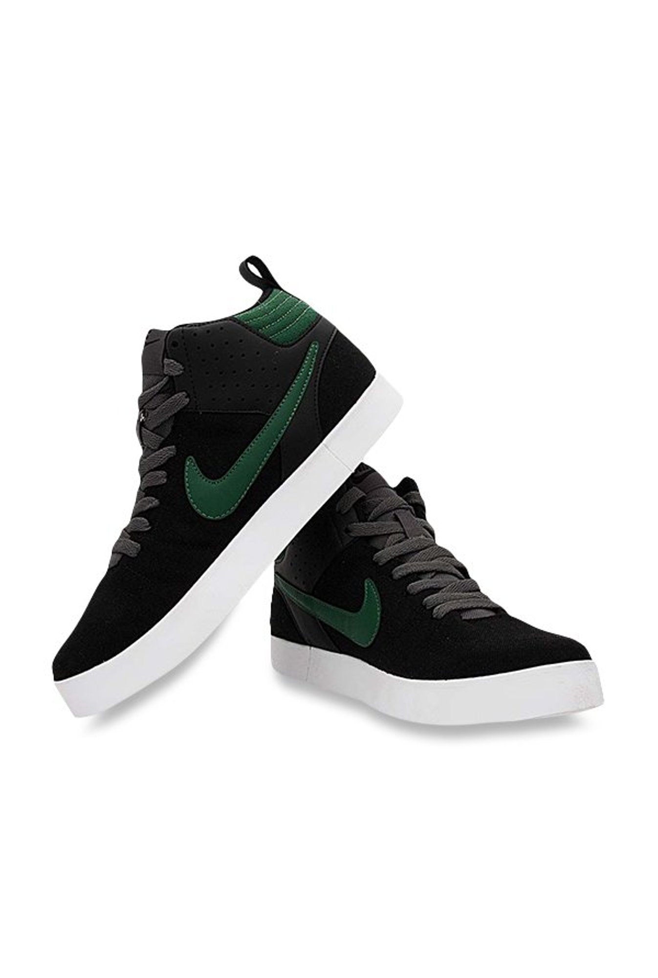 nike liteforce mid black sneakers