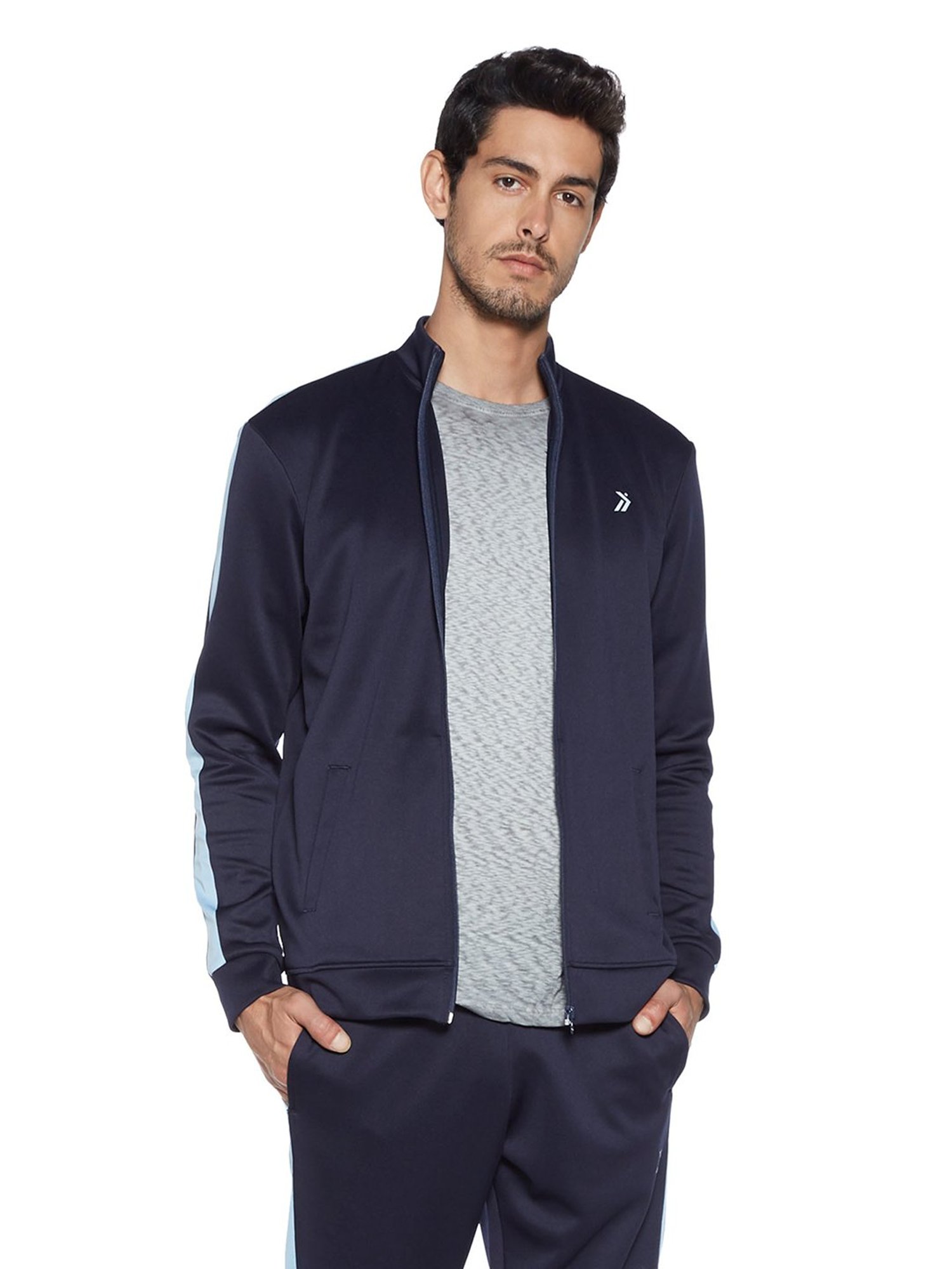 Buy Studiofit by Westside Navy Slim Fit Jacket for Men Online Tata CLiQ