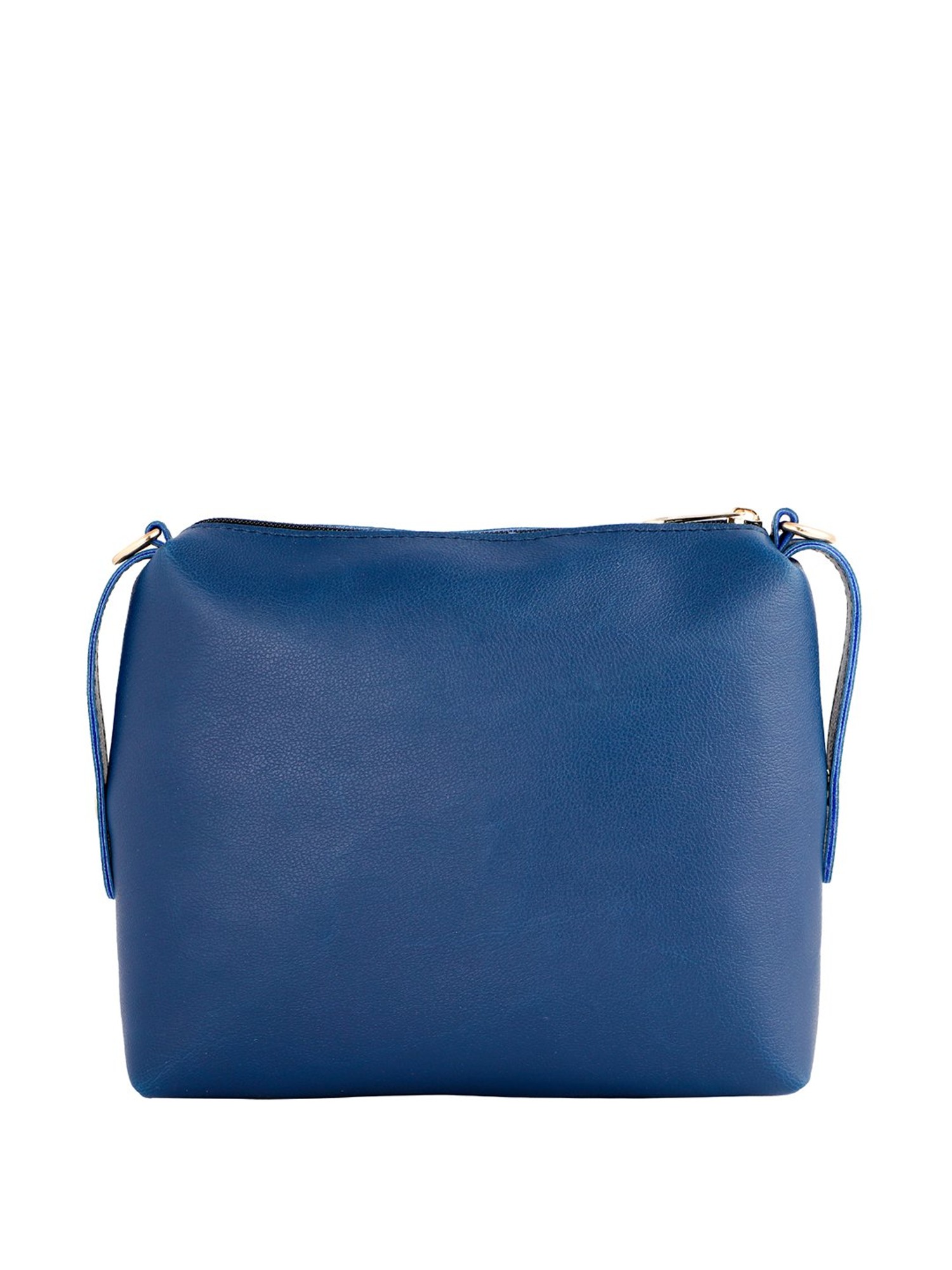 Crossbody Handbag Italian Leather Royal Blue