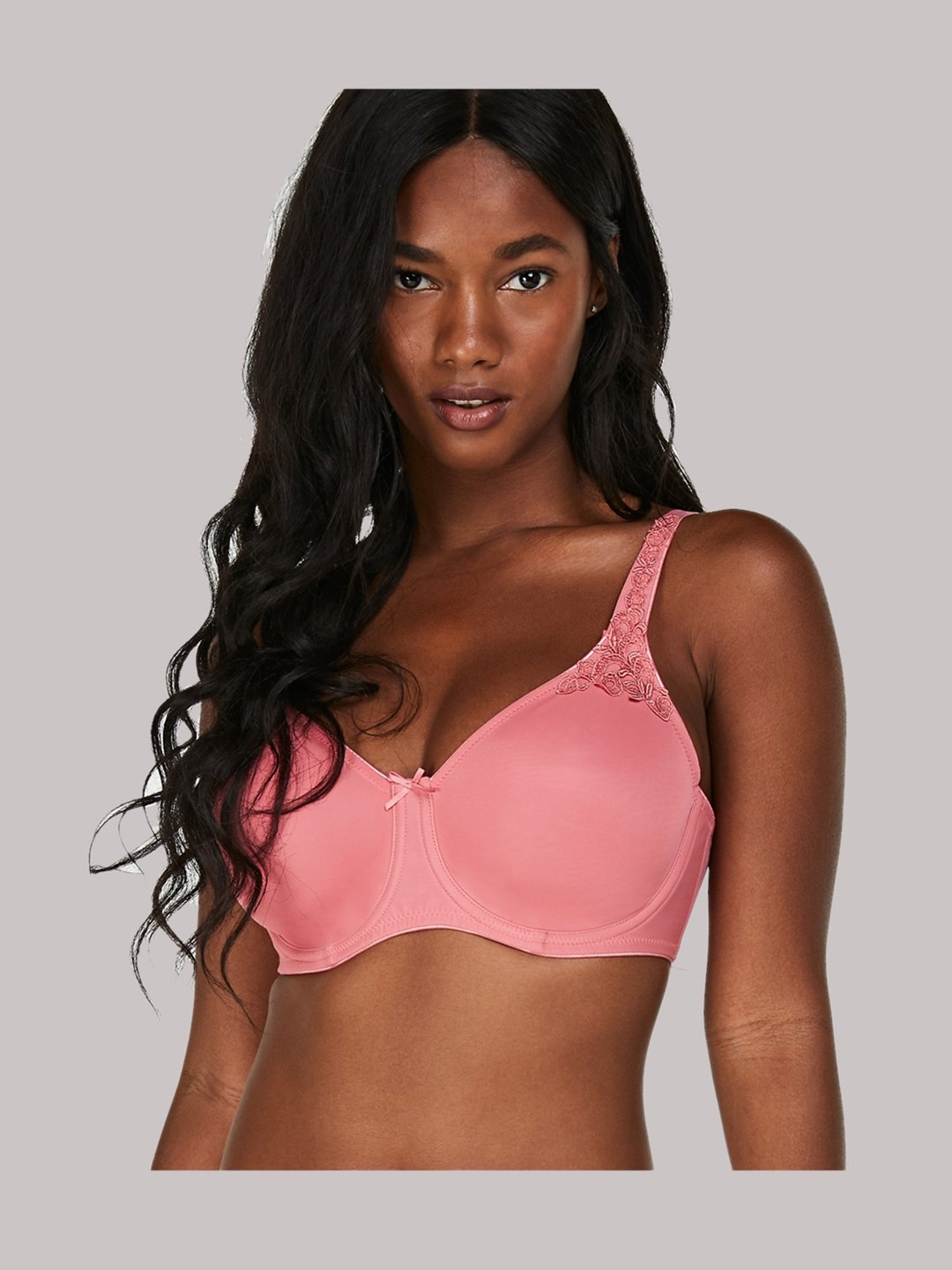 Daydream #44795 Non-wired Padded Bra - Off-White/Floral – The Pink