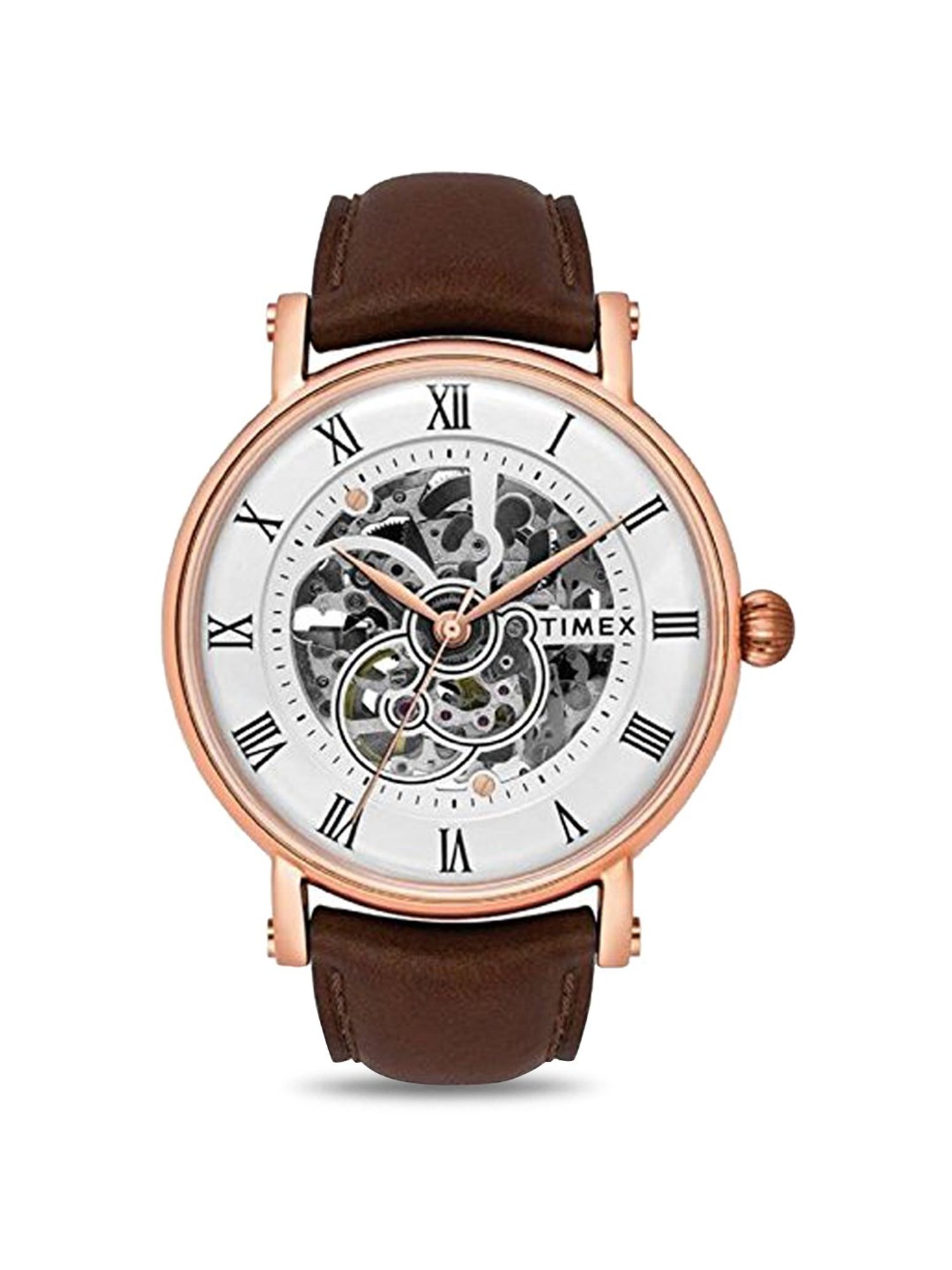 Timex leather watch on sale price