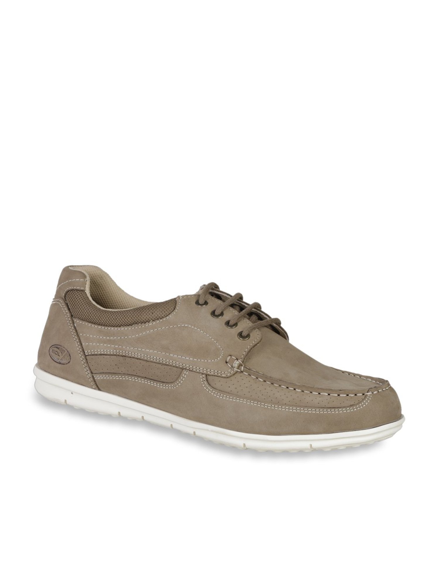 woodland khaki casual shoes