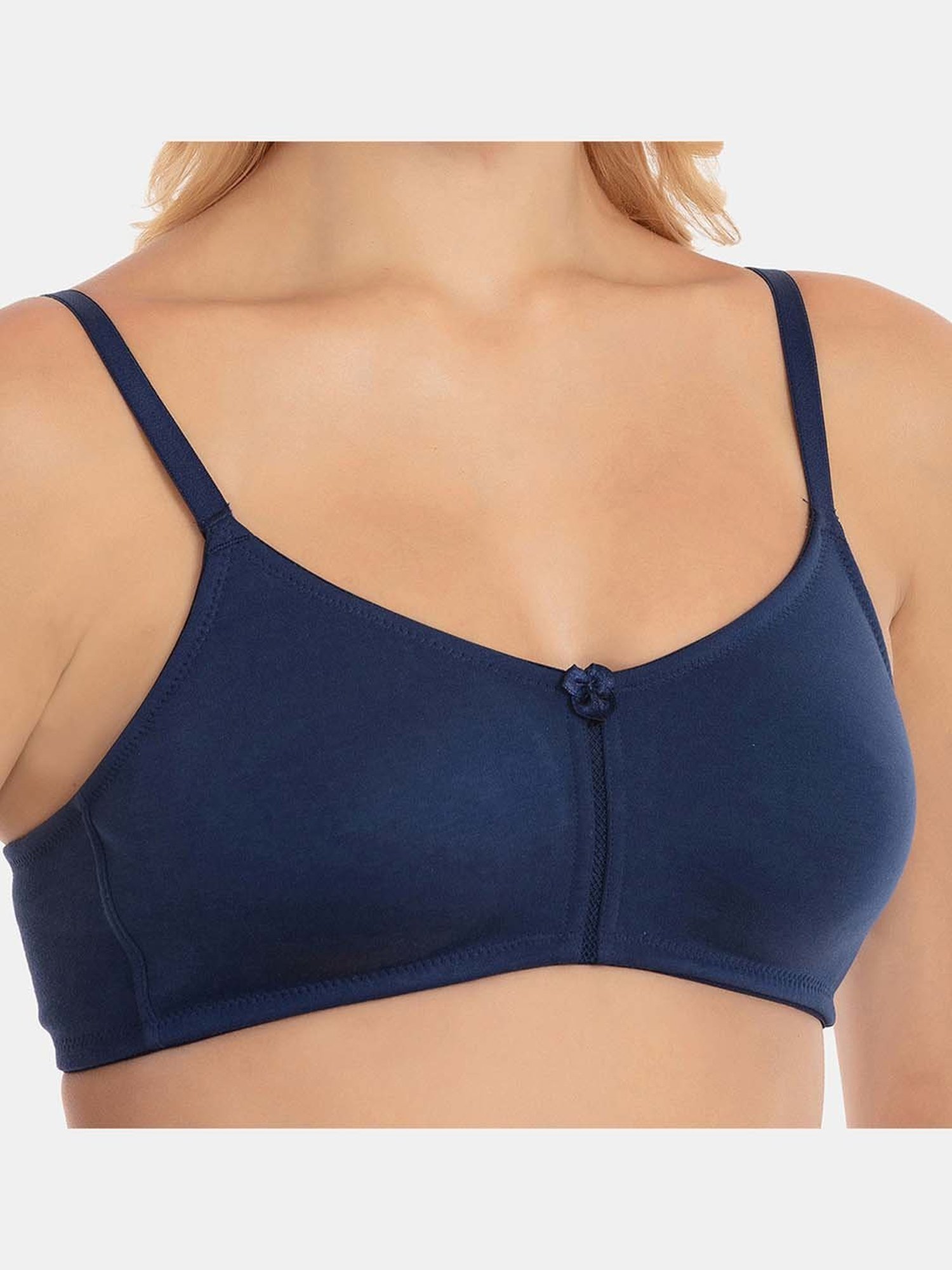 Buy Rosaline by Zivame Blue Non Wired Non Padded T-Shirt Bra for Women  Online @ Tata CLiQ