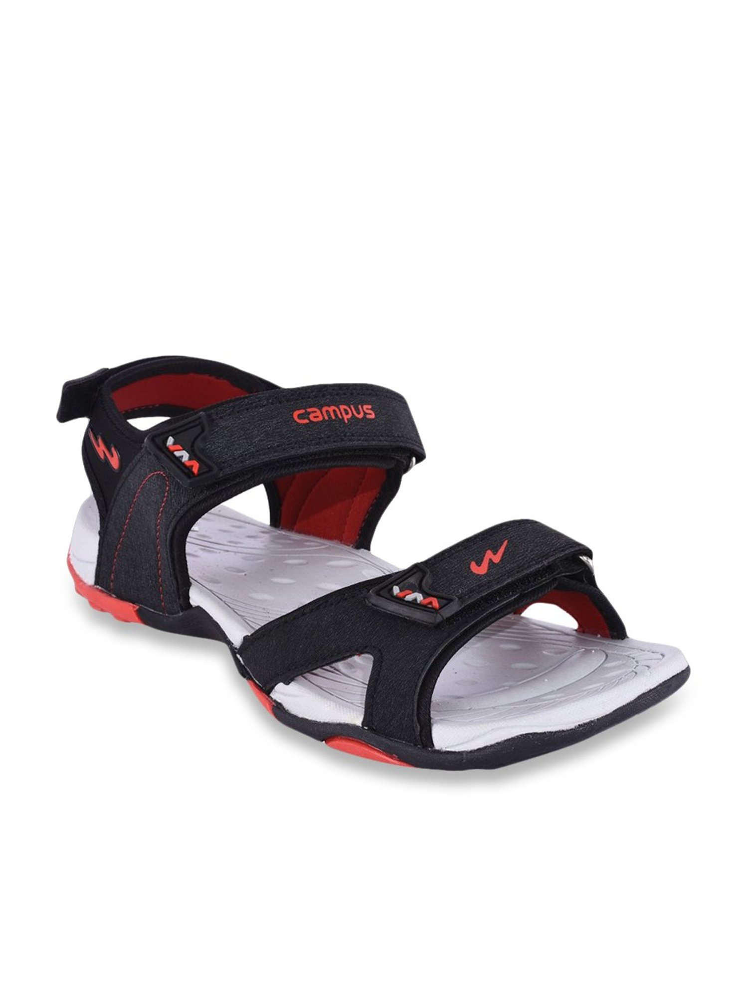 Buy Sandals For Men: Gc-22105-Blk-Red | Campus Shoes