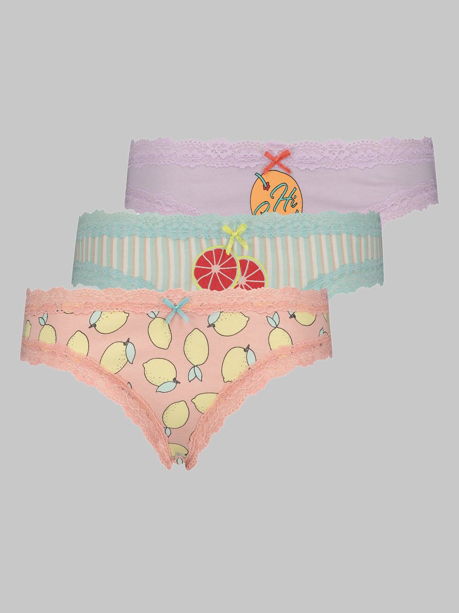 Buy Hunkemoller Multicolor Printed Bikini Panty(Pack of 3) for Women Online  @ Tata CLiQ