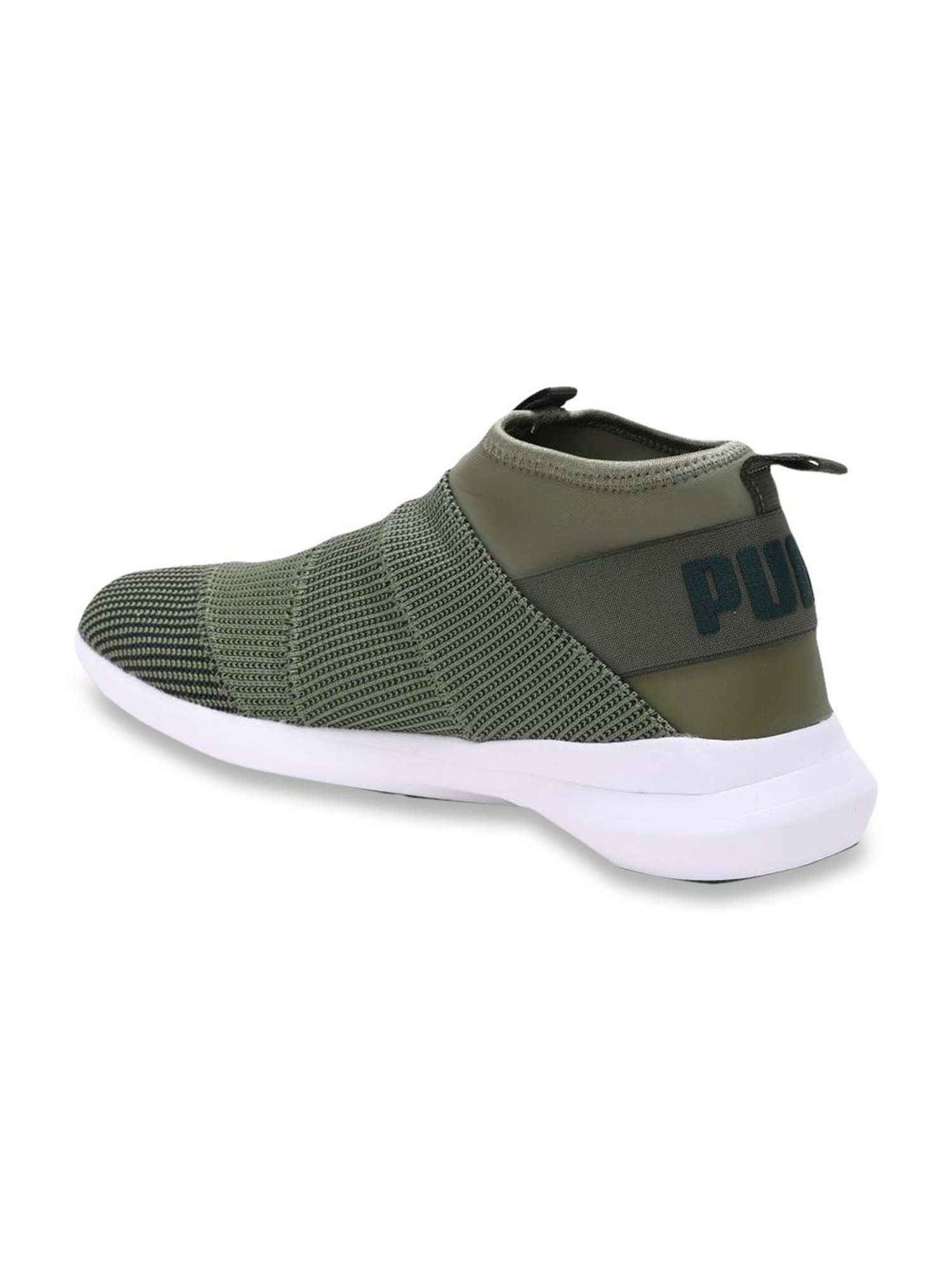 Puma Mono Knit X IDP Olive Ankle High 