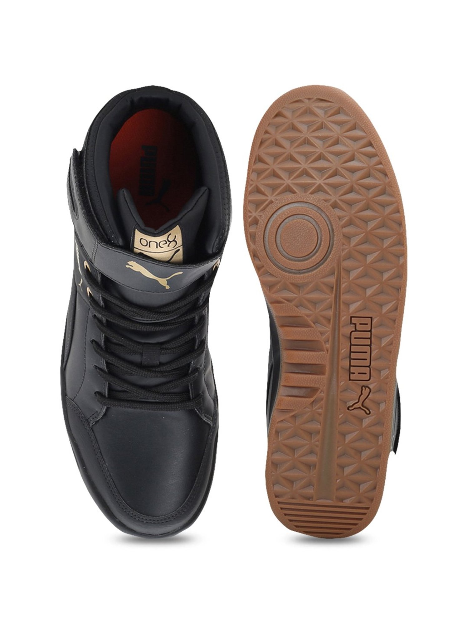 puma one8 black shoes