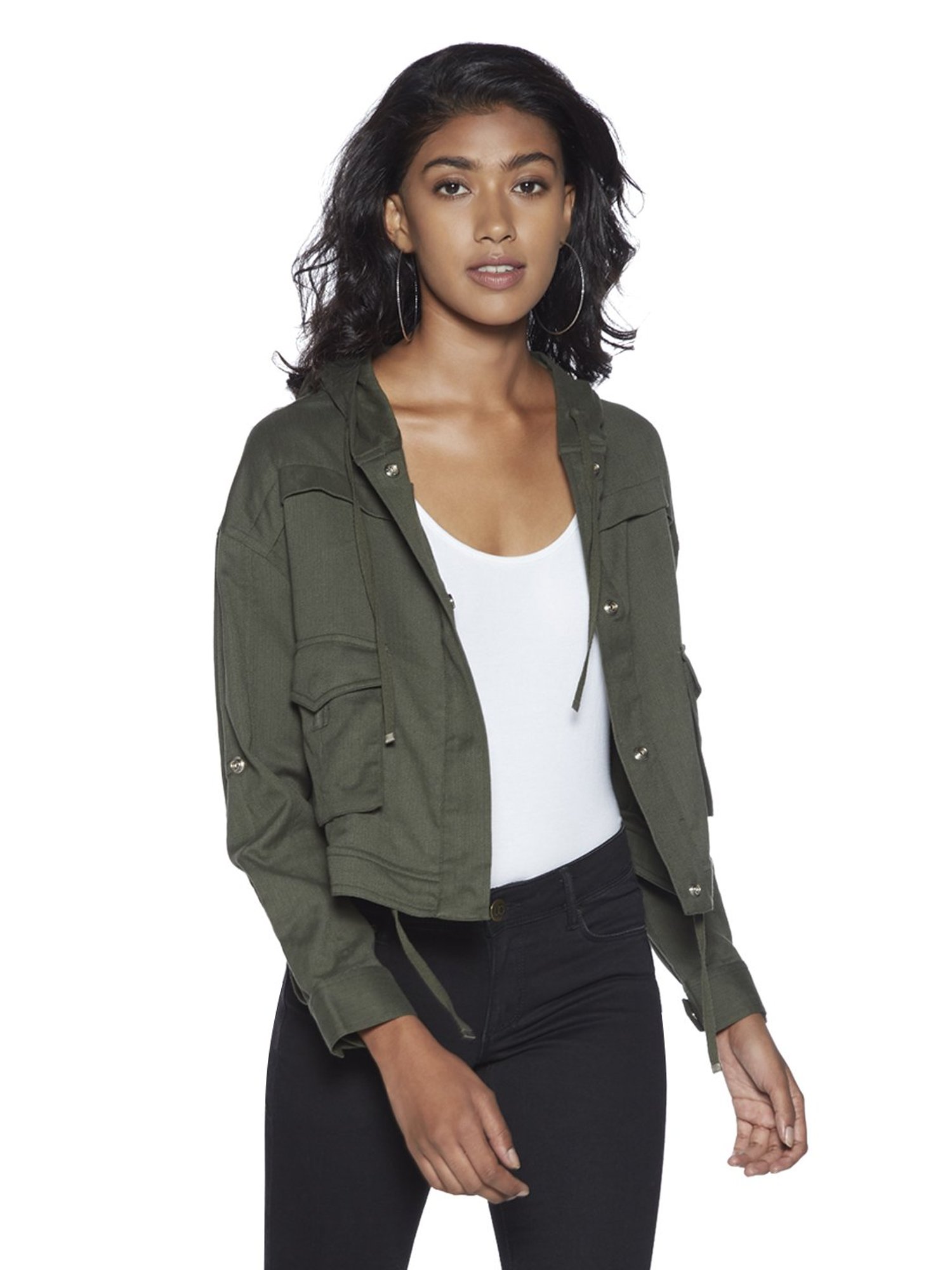 WEST OF MELROSE All The Feels Womens Olive Quilted Jacket - OLIVE | Tillys