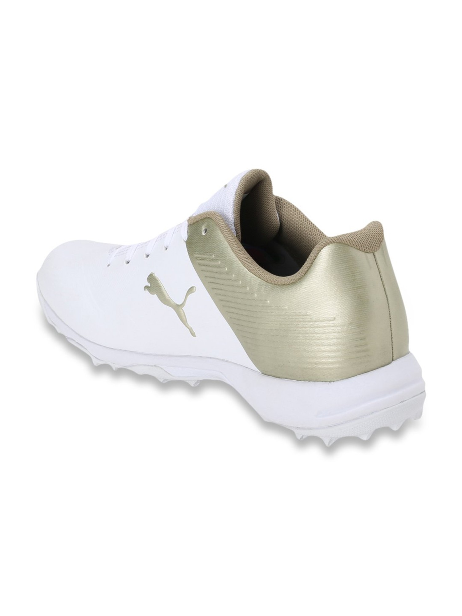 puma one8 cricket shoes gold