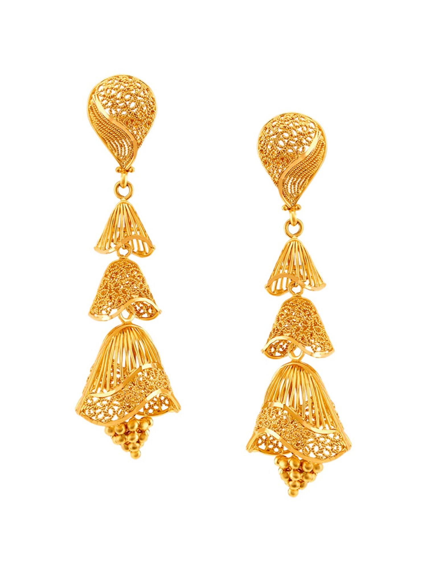 Tanishq gold sale earring design