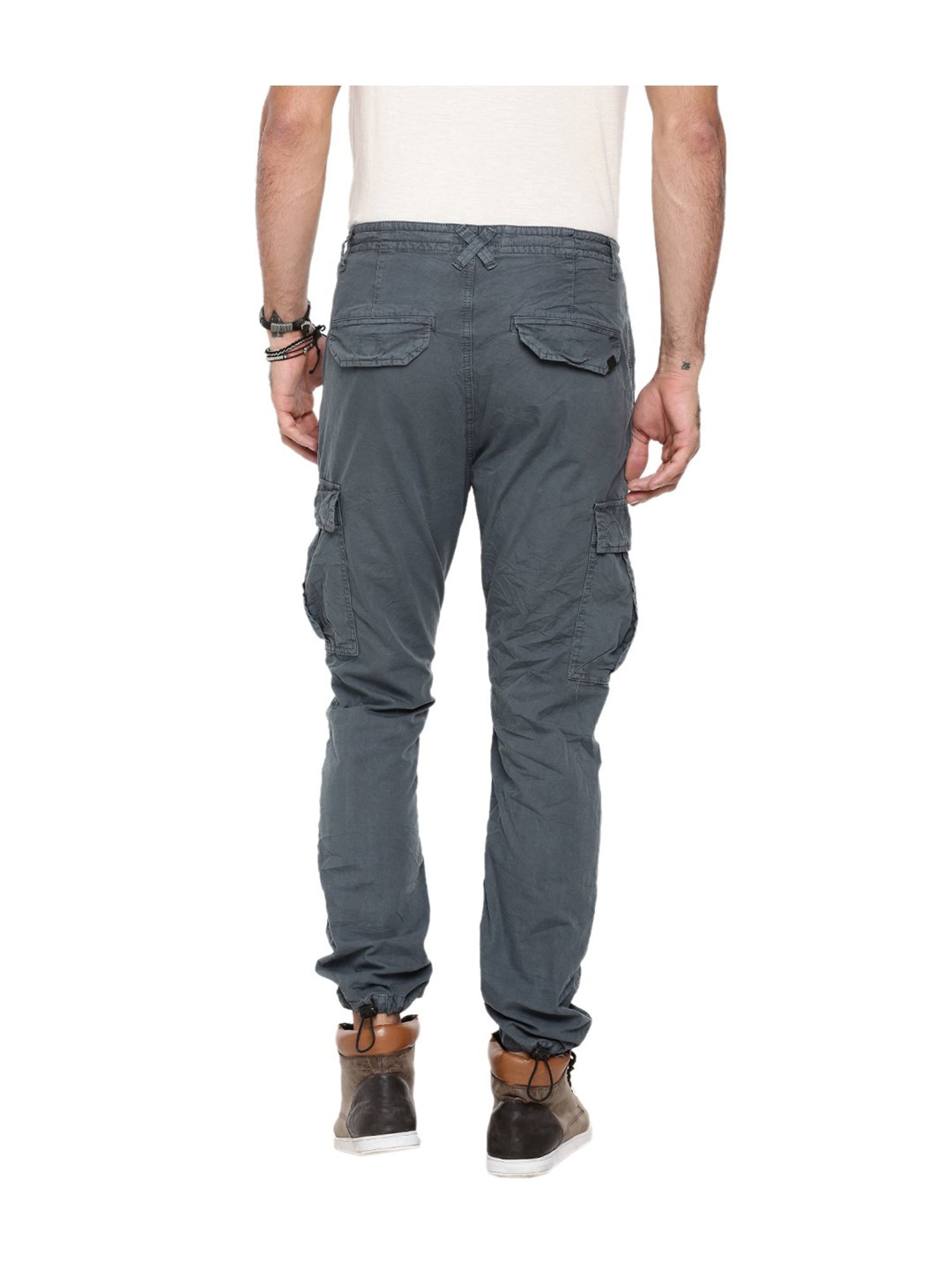 Buy Breakbounce Slim Fit Biker Cargo Trouser 8907066297905