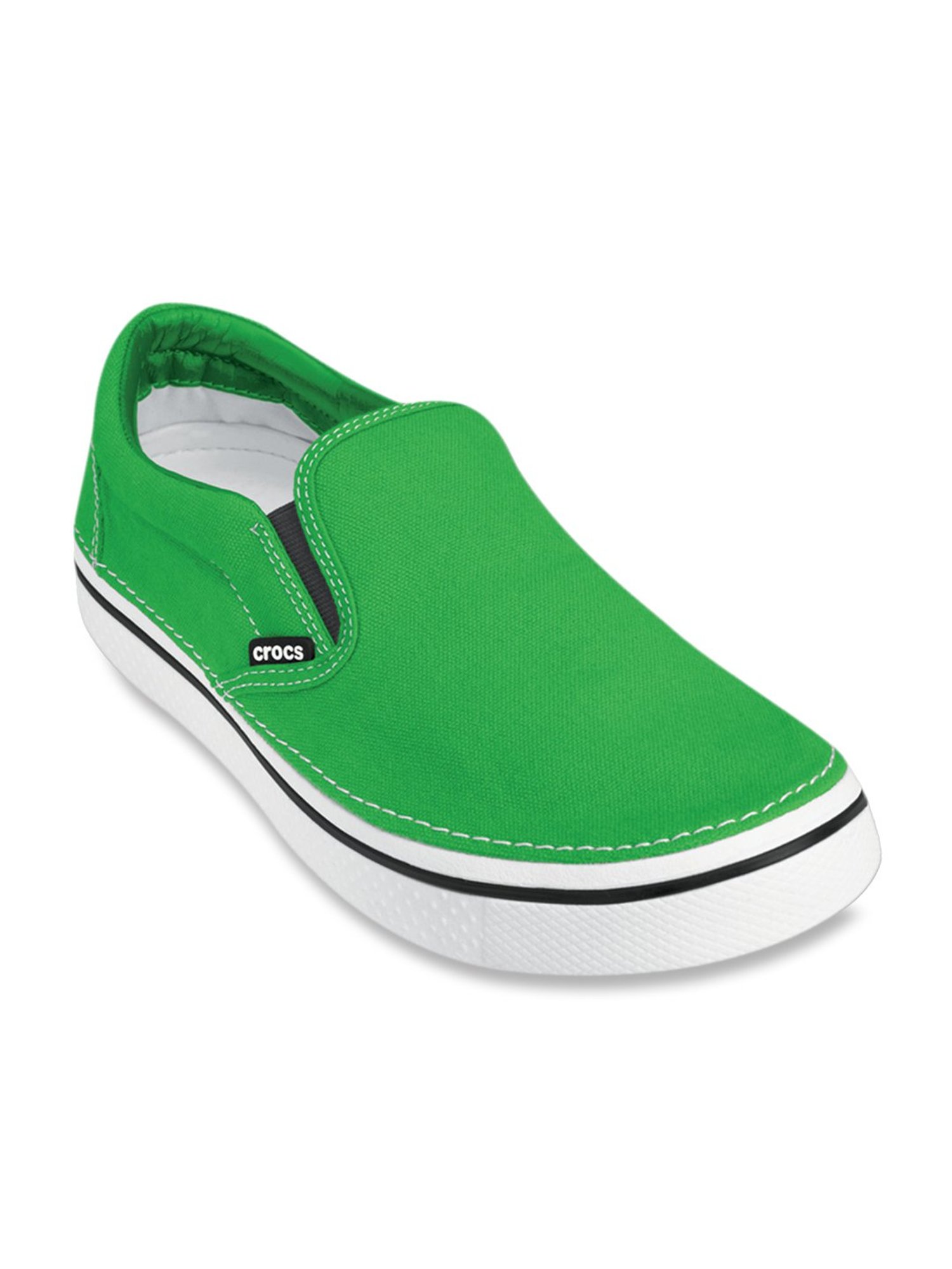 lime green crocs mens