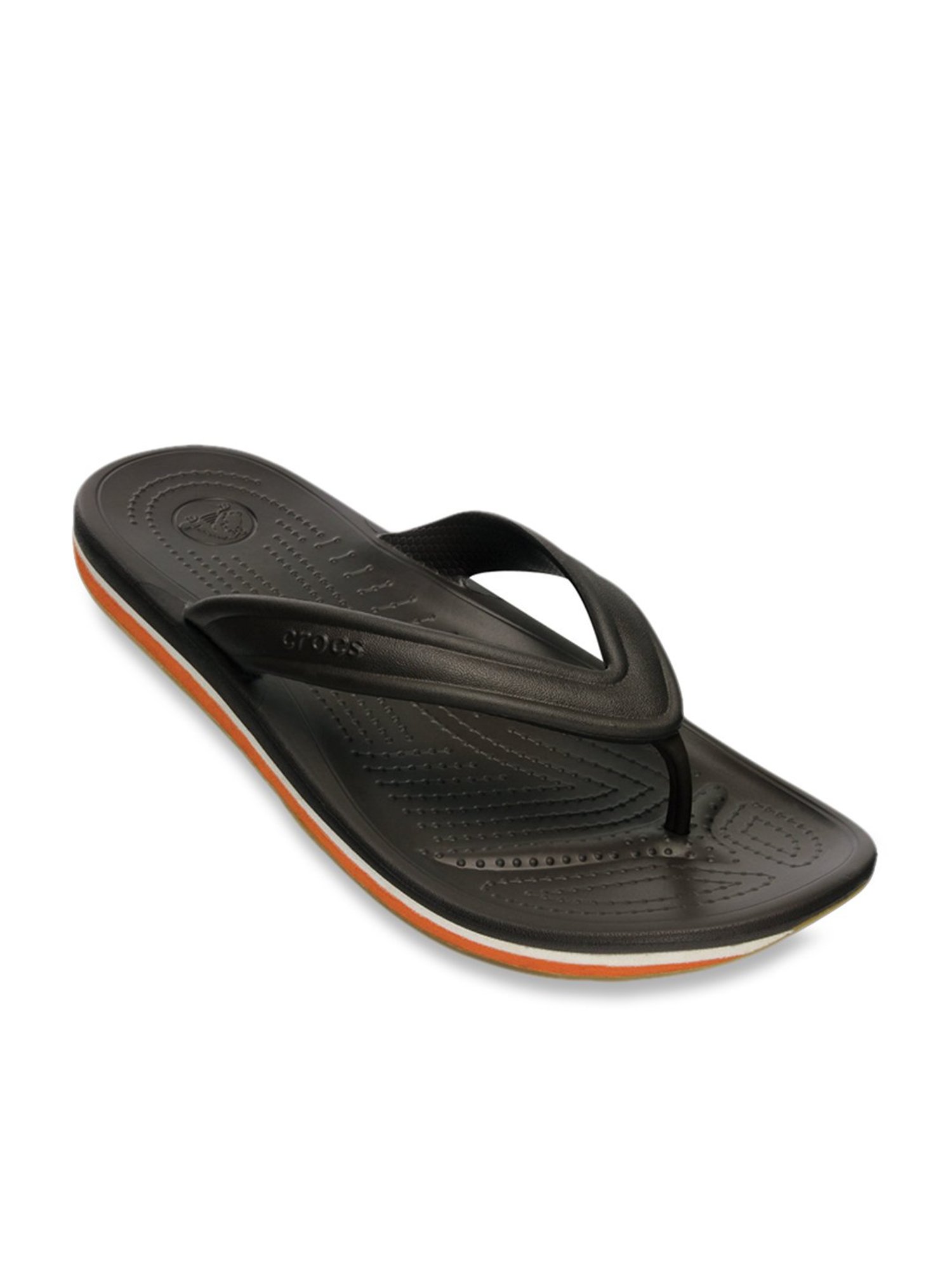 crocs retro flip flop