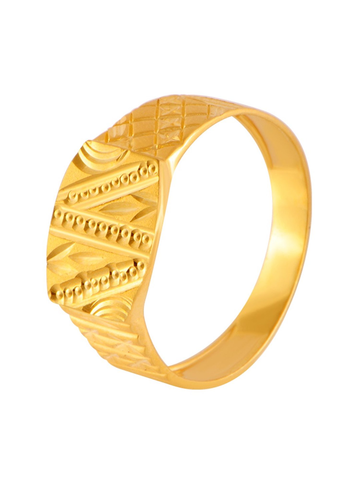 Buy Yellow Gold & White Rings for Women by P.C. Chandra Jewellers Online |  Ajio.com