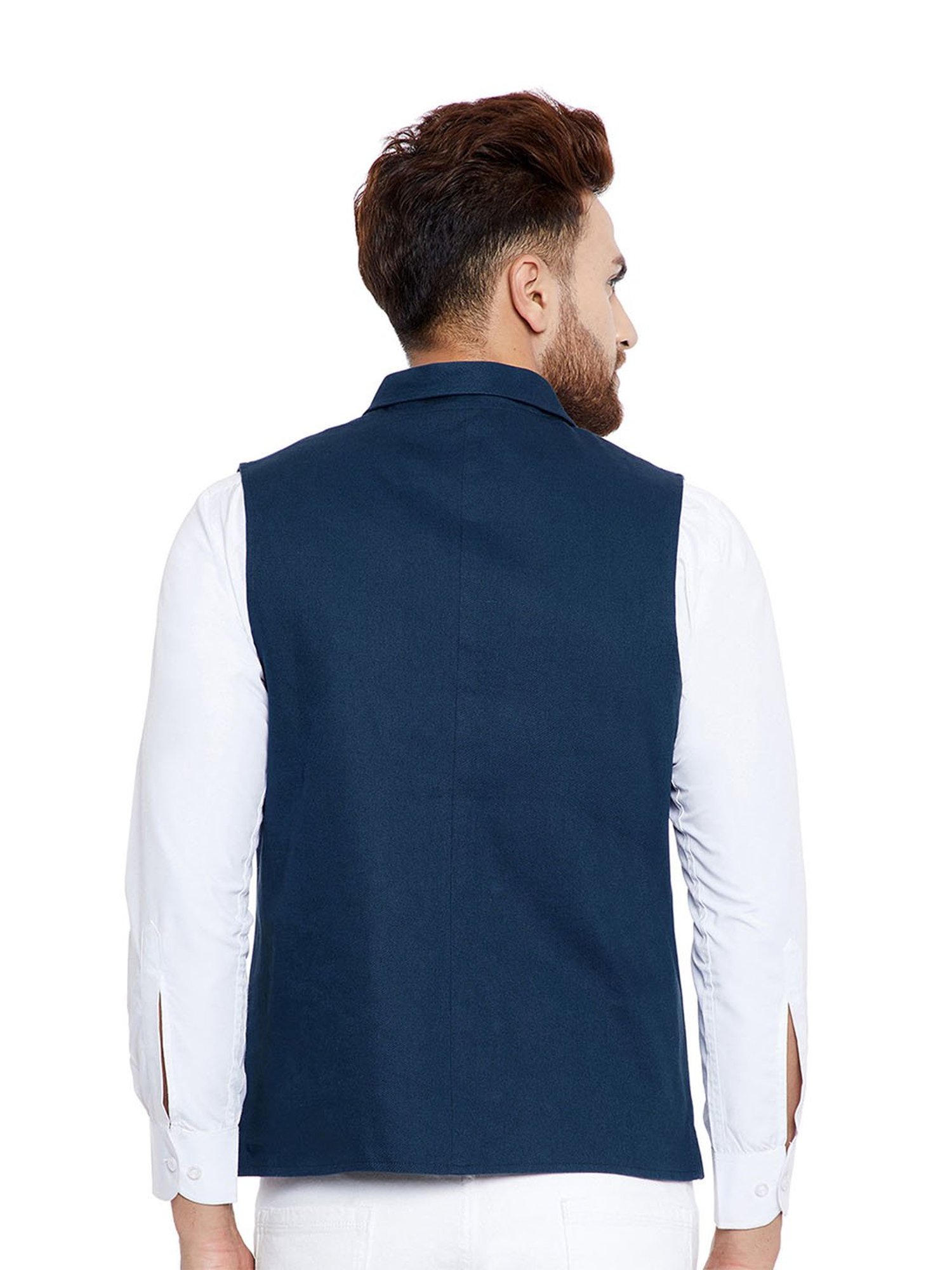 Hypernation solid sale men's waistcoat