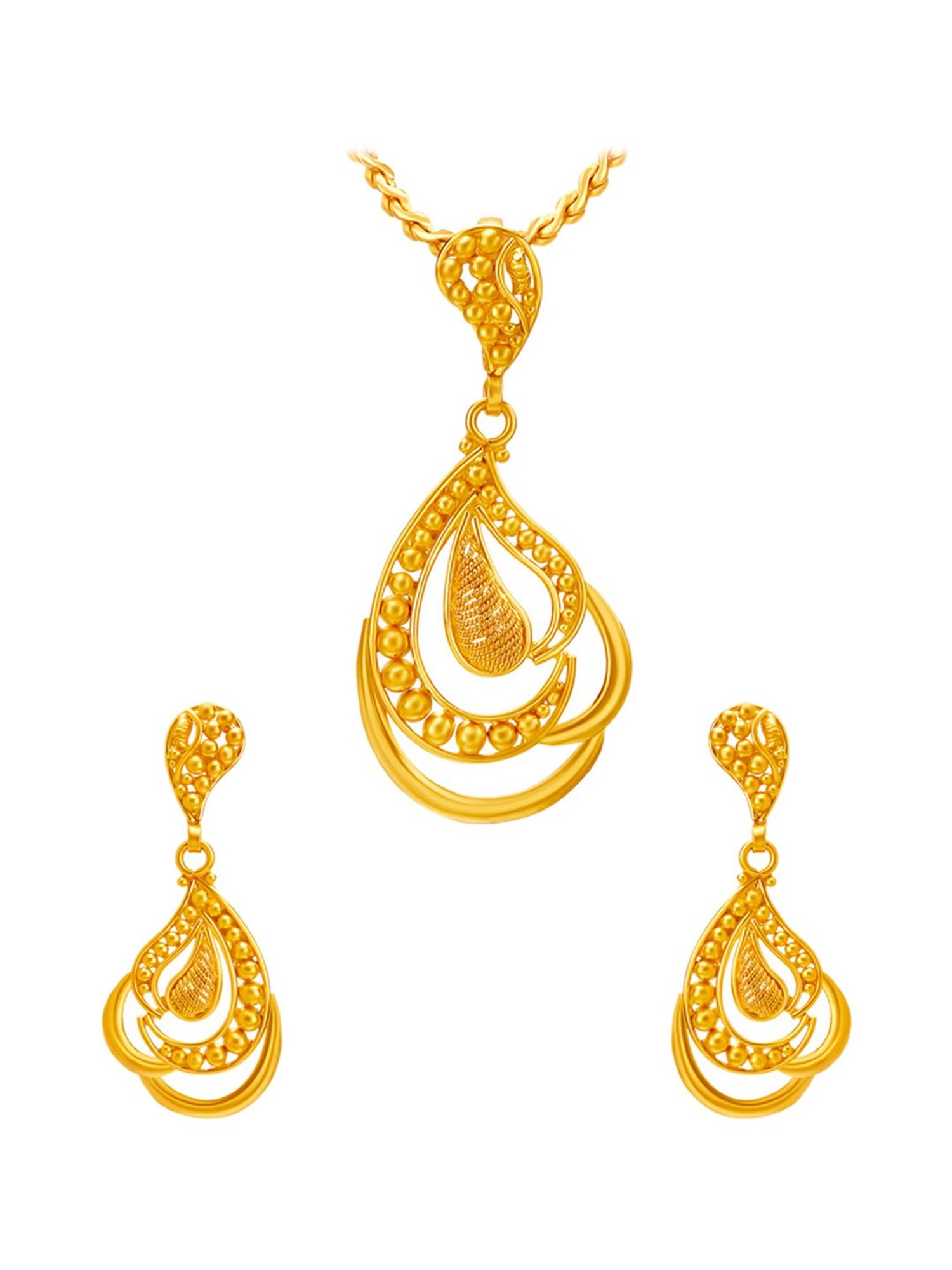 Buy Tanishq 22 kt Gold Set Online At 