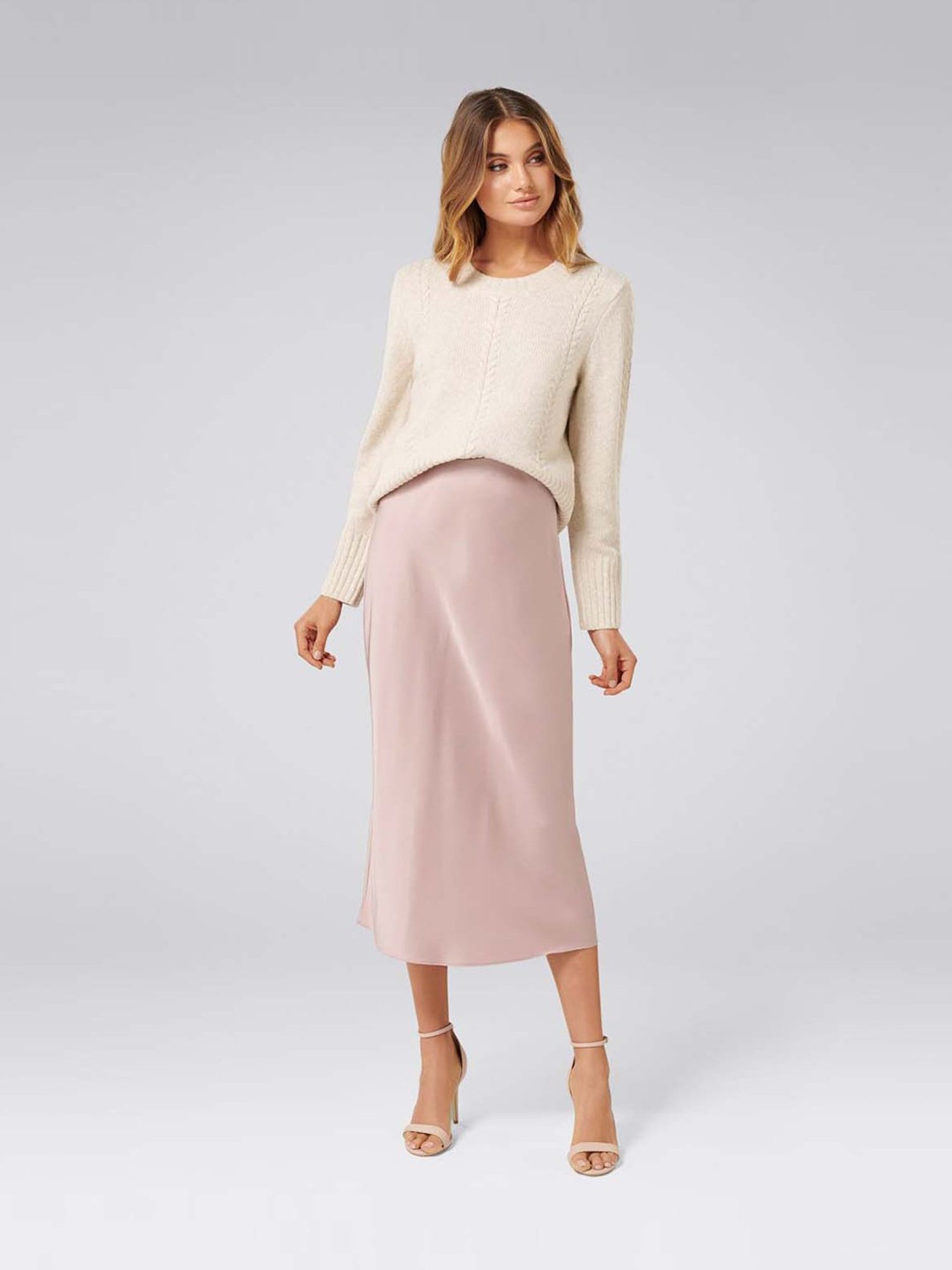 Pink straight skirt Clearance
