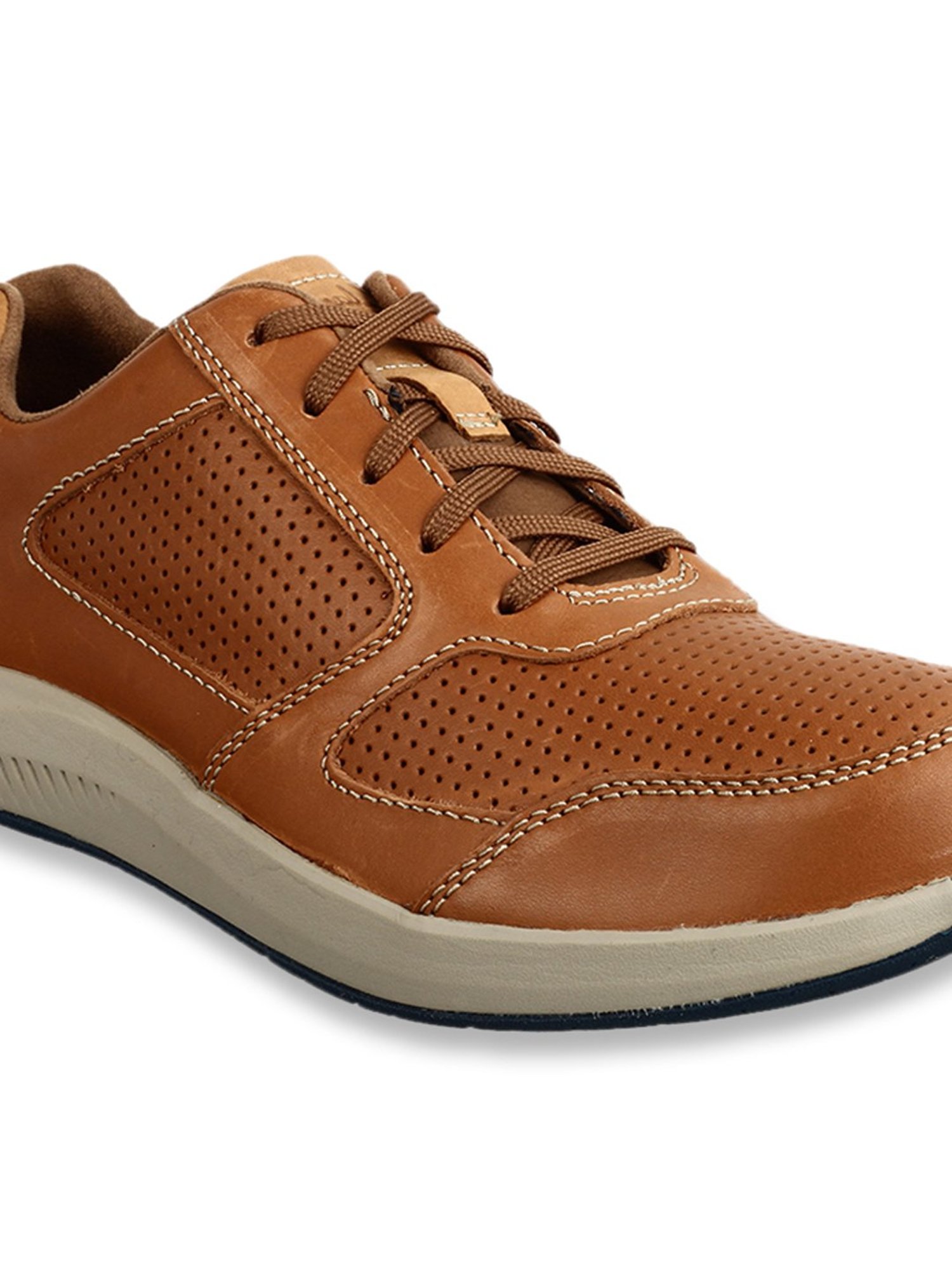 Buy Clarks Sirtis Mix Tan Sneakers for 