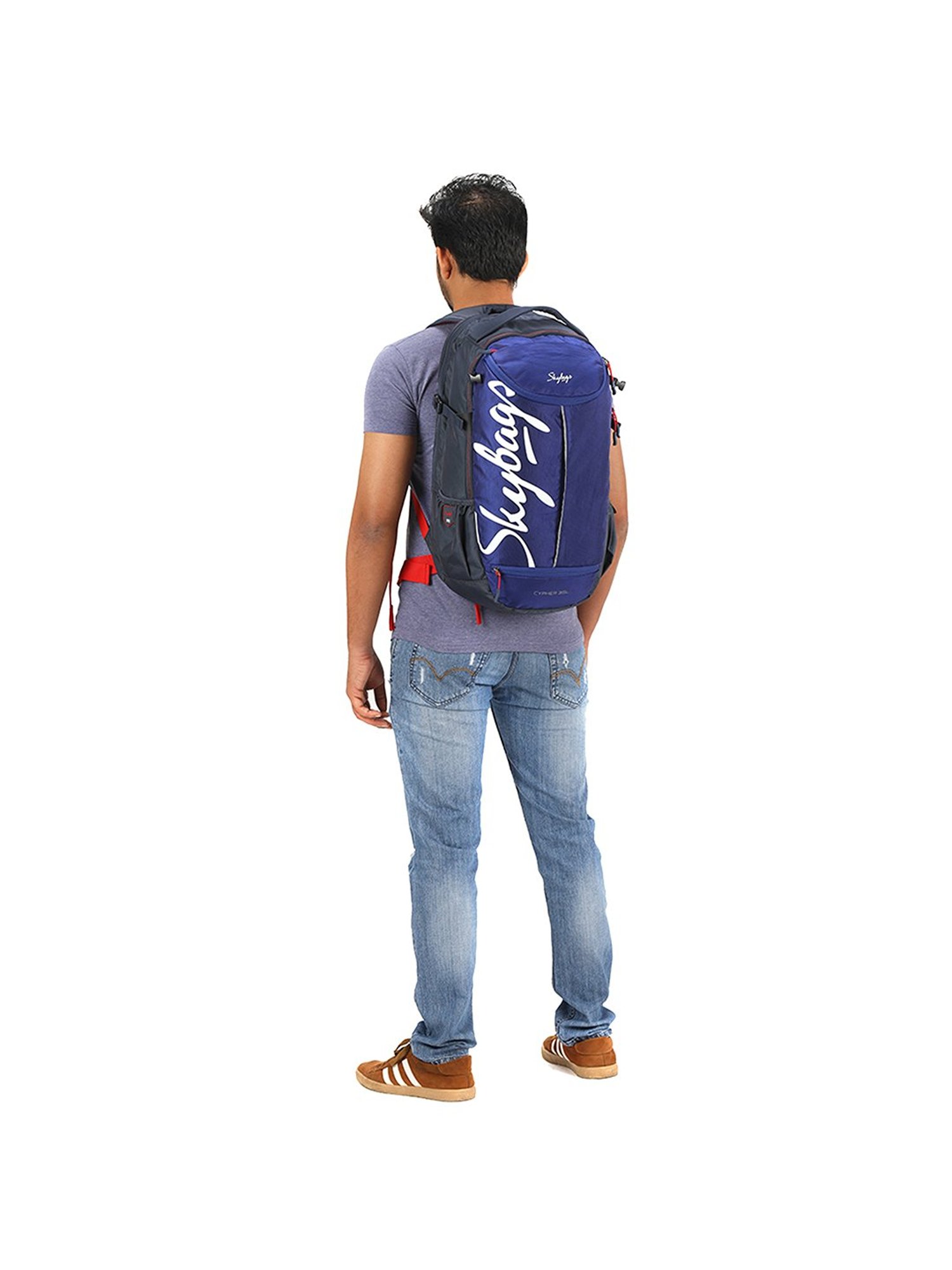 Buy Skybags Cypher Weekender 35 Ltrs Royal Blue Laptop Backpack Online At Best Price Tata CLiQ