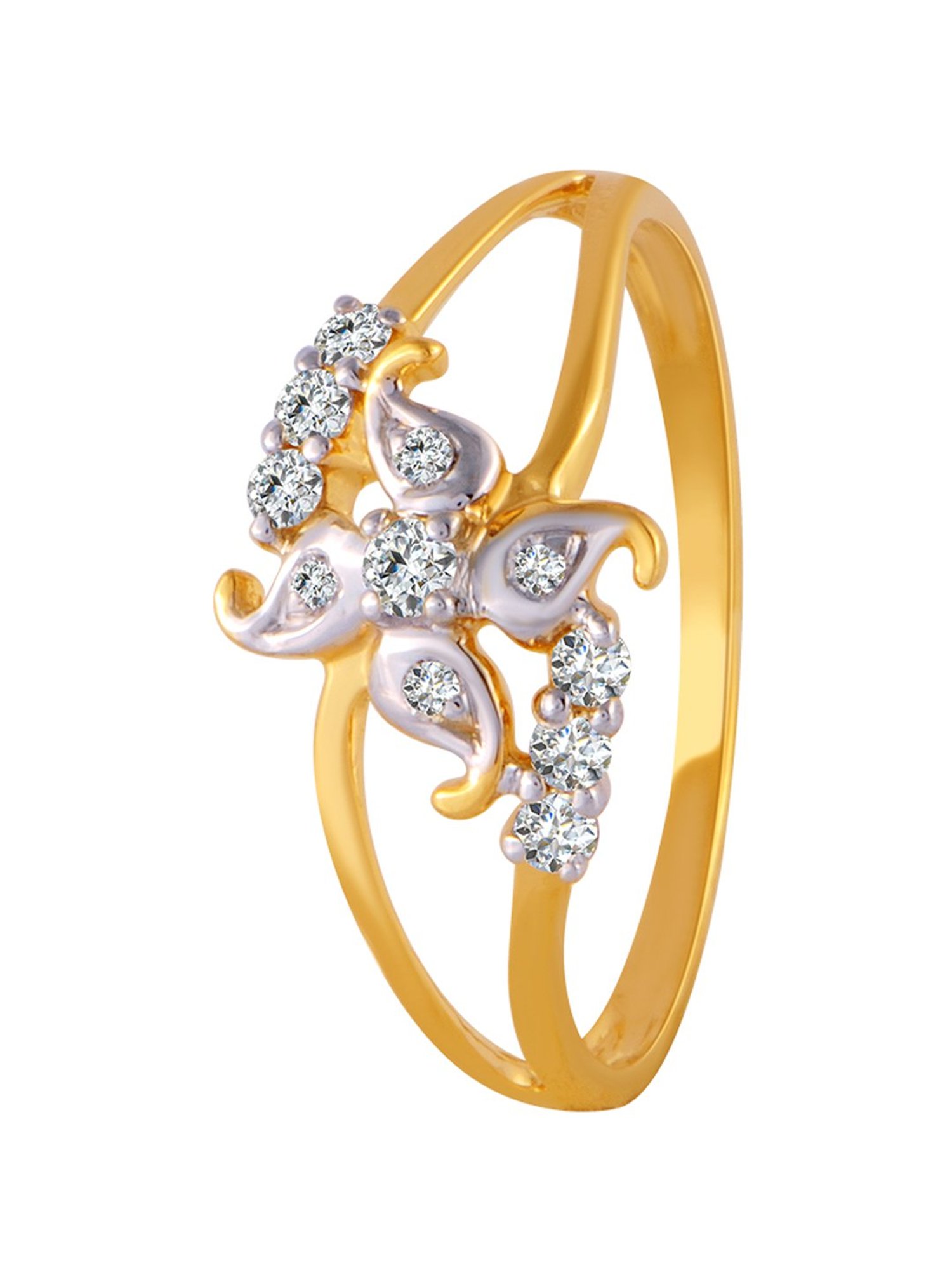 PC Chandra Jewellers Diamond Collection 18kt White Gold ring Price in India  - Buy PC Chandra Jewellers Diamond Collection 18kt White Gold ring online  at Flipkart.com