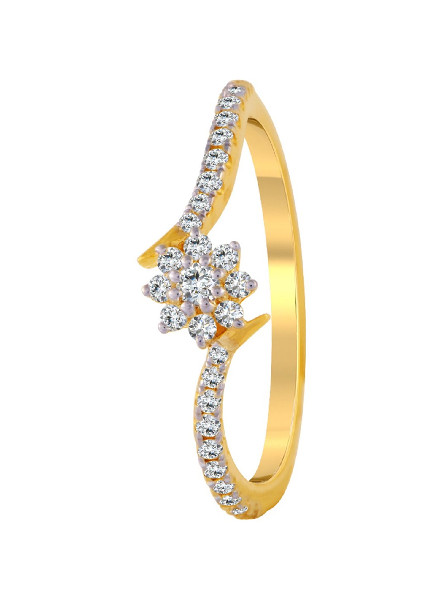 Enamel coated Gold Rings - South India Jewels | Unique gold rings, Gold ring  designs, Ladies gold rings