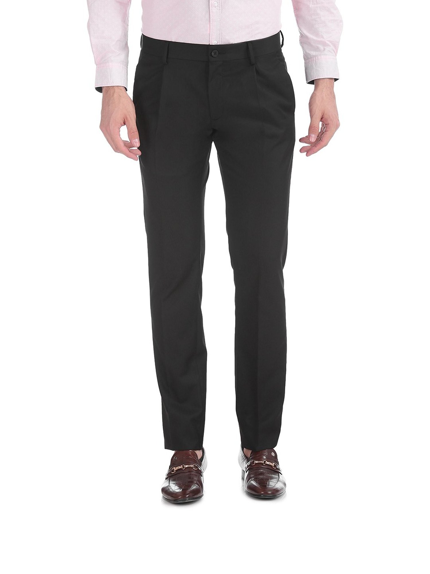 Excalibur Formal Trousers  Buy Excalibur Men Grey Mid Rise Solid Formal Trousers  Online  Nykaa Fashion