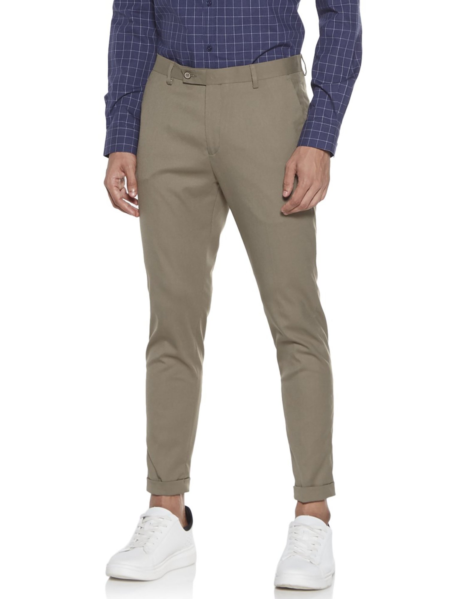 Buy Sage Green Trousers  Pants for Men by AJIO Online  Ajiocom
