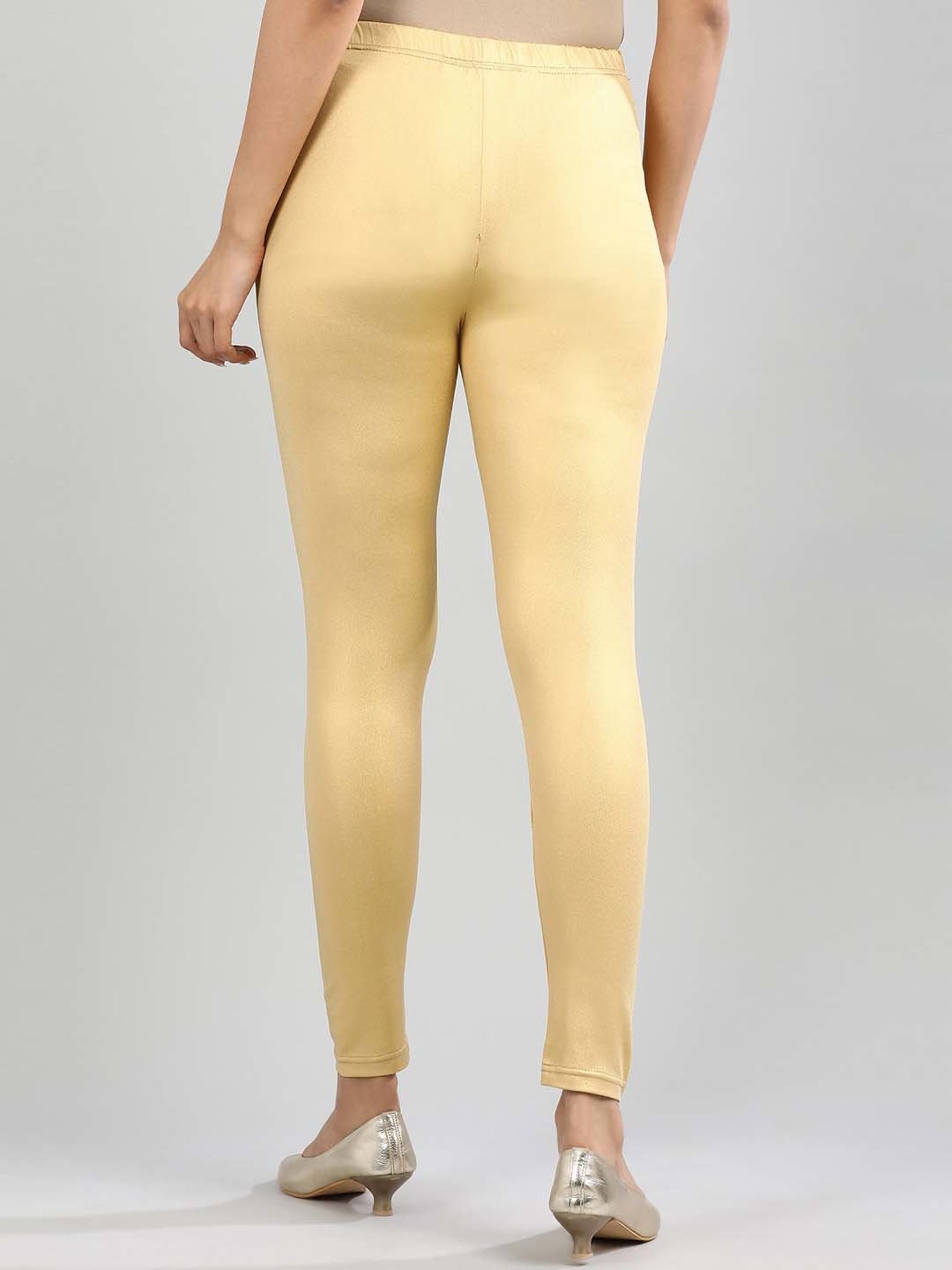 Buy Aurelia Golden Mid Rise Leggings 