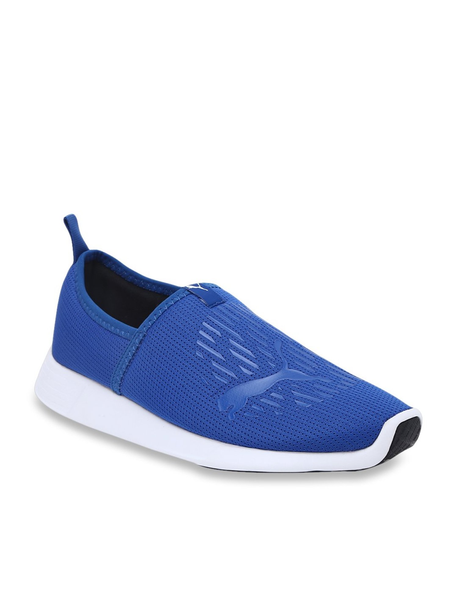 puma slip ons men blue