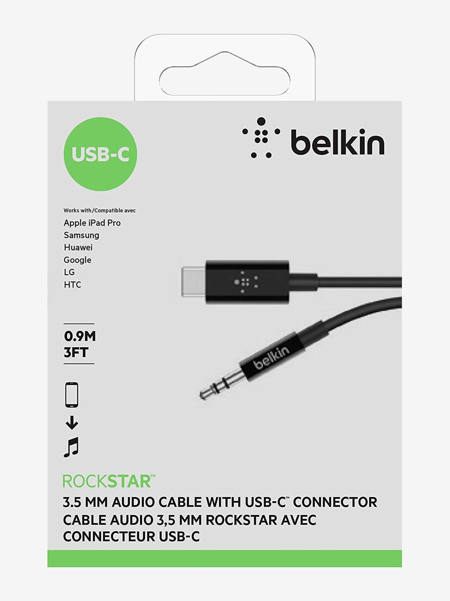 Buy Belkin Rockstar Audio Cable with USB-C Connector Online
