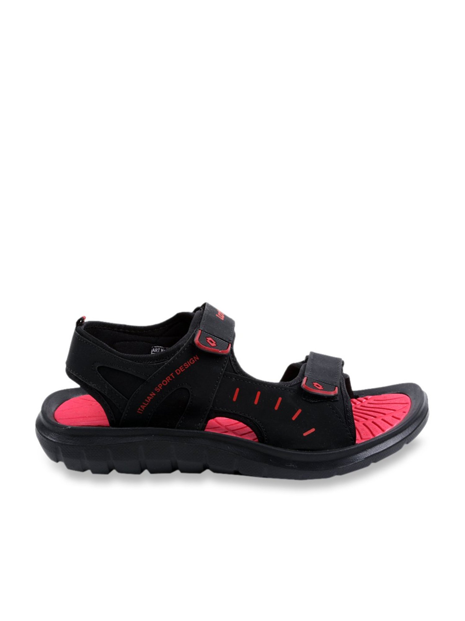 Buy Grey & Black Sports Sandals for Men by LOTTO Online | Ajio.com