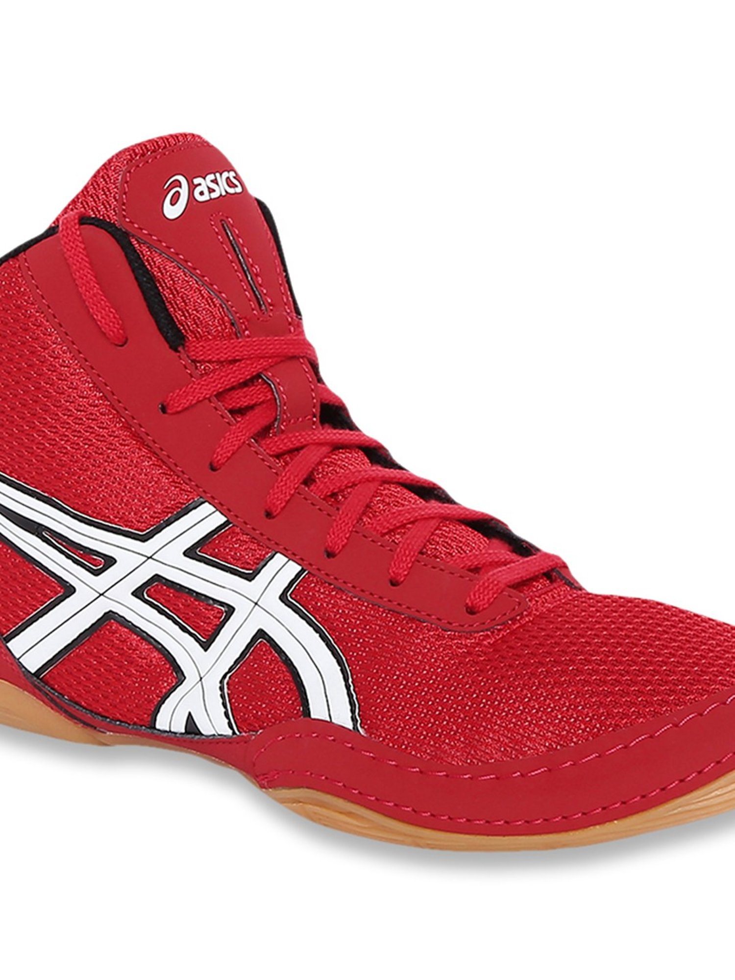 Buy Asics Matflex 5 Fiery Red Indoor Court Shoes for Men at Best