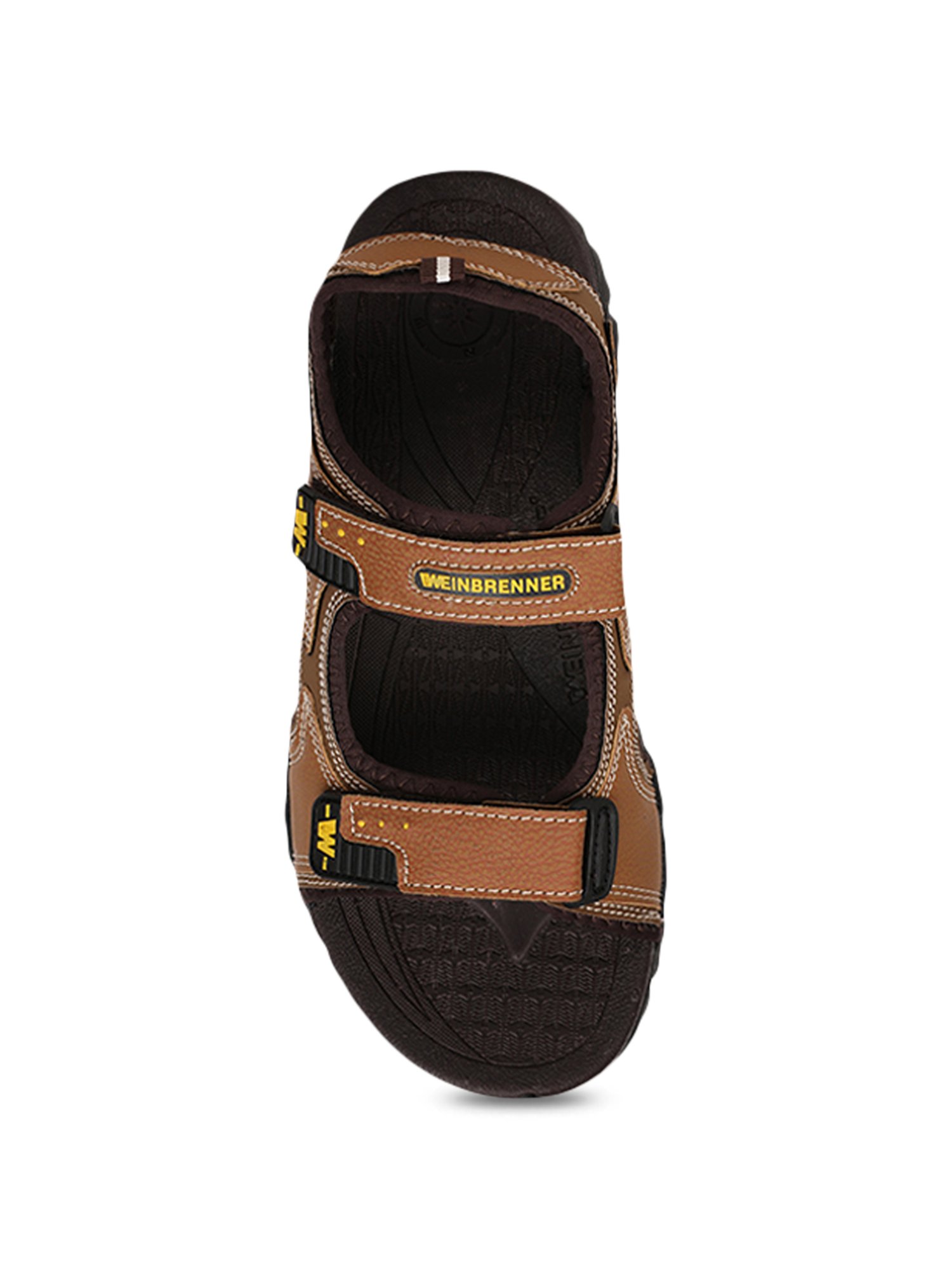 Buy Weinbrenner by Bata Arizona Tan Floater Sandals for Men at