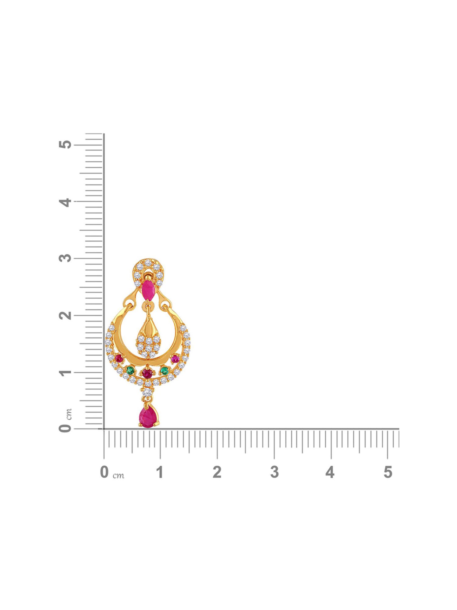 Bridal Jadau Cresent Moon Chandbali Earrings – Curio Cottage