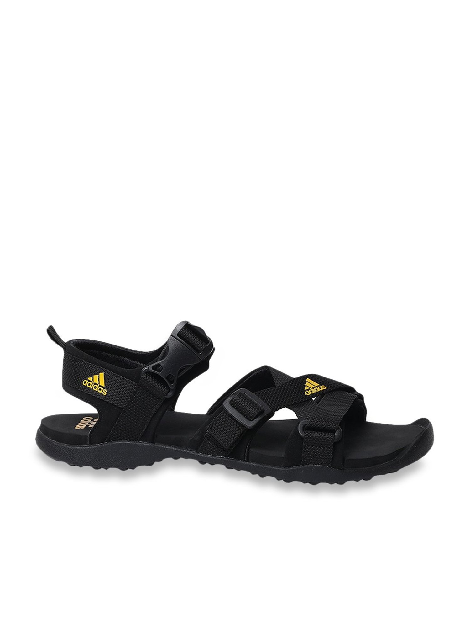 Adidas Gladi II Black Floater Sandals 