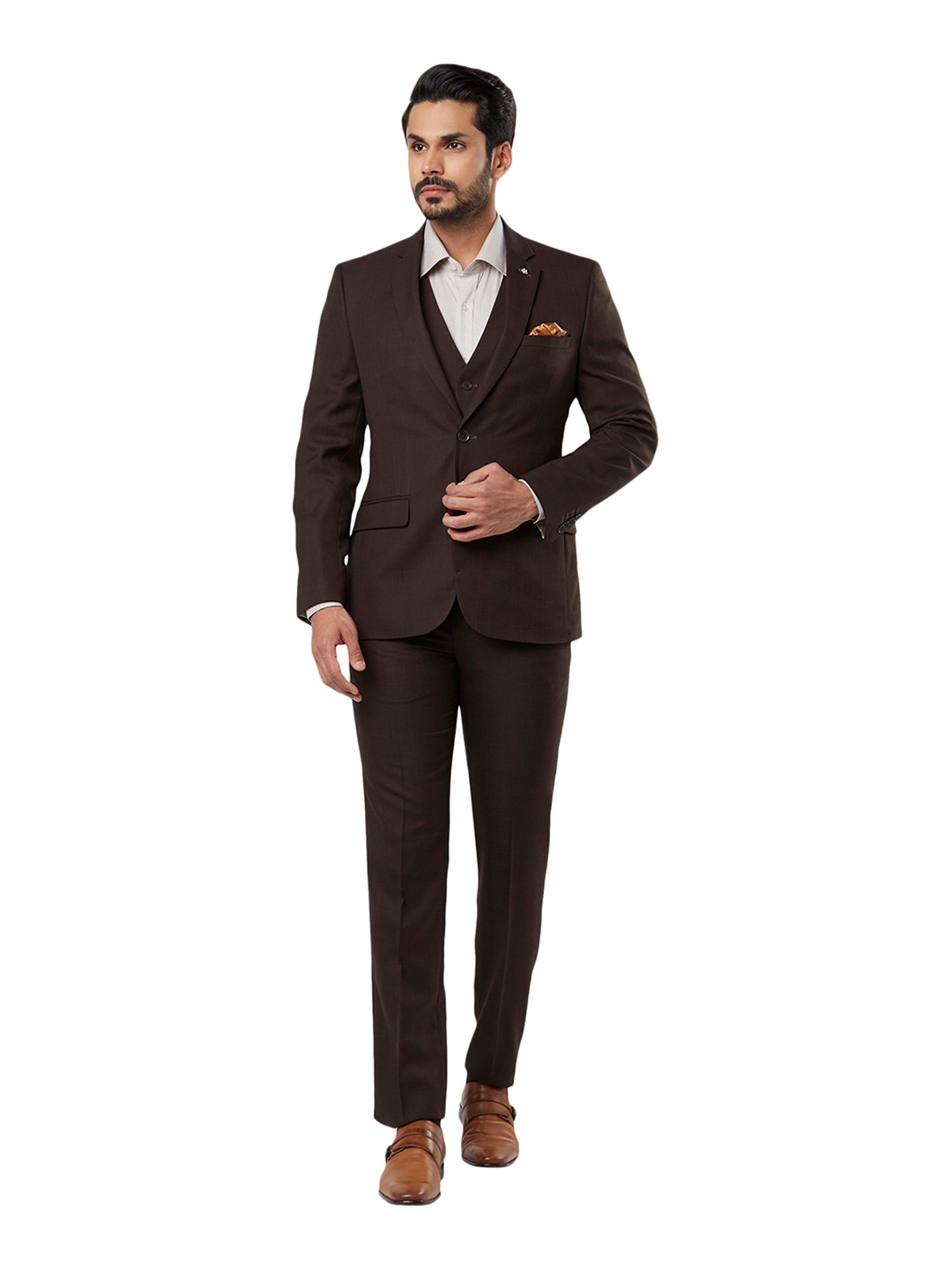 three piece suit for men raymond