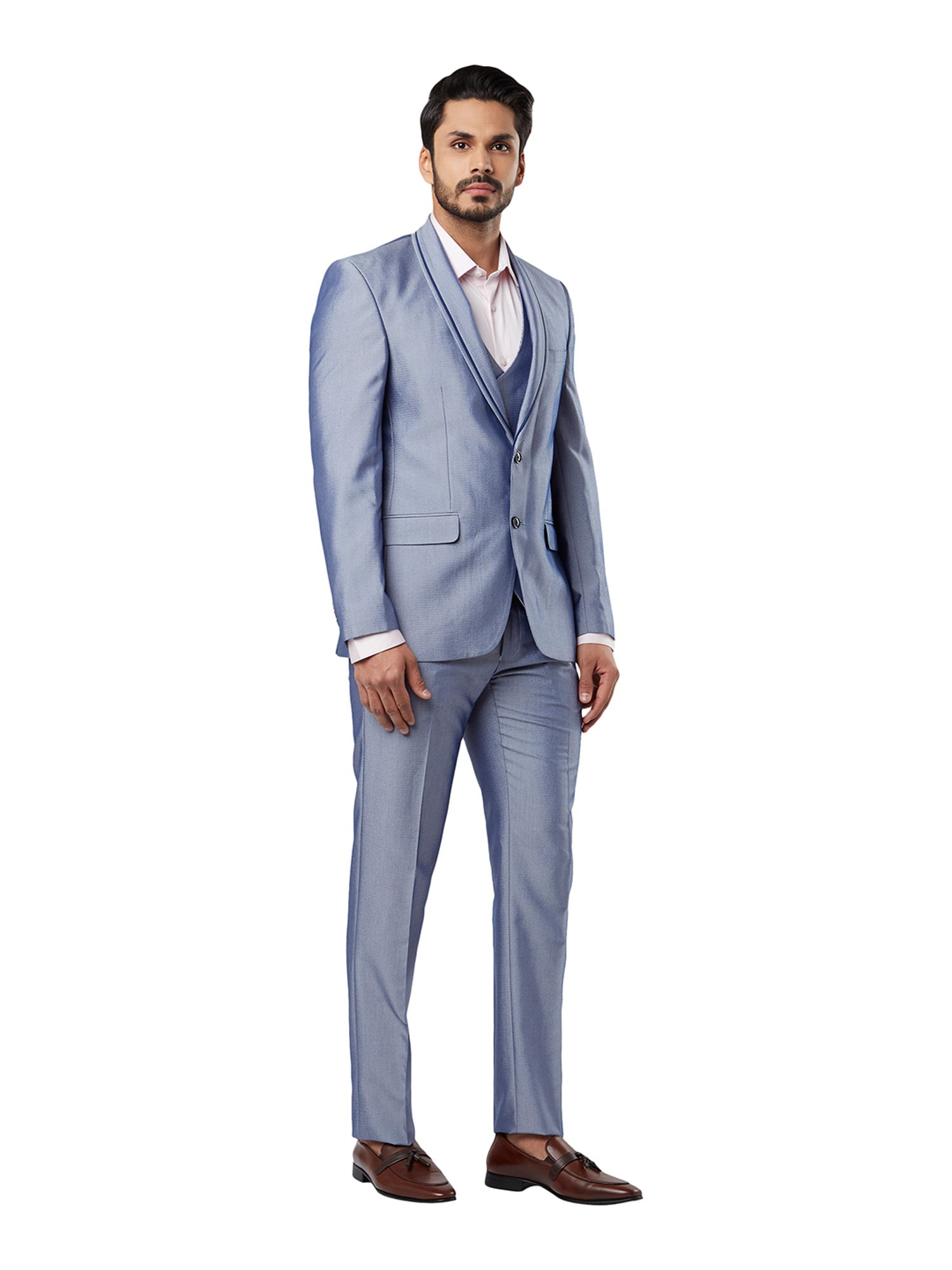 Buy Raymond Blue 3-Piece Suit For Men'S Online @ Tata Cliq