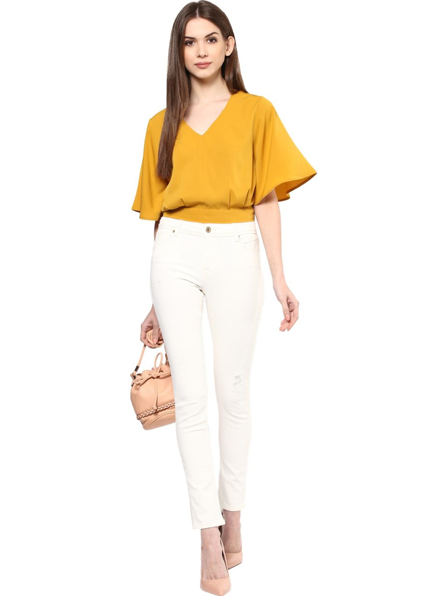 harpa mustard yellow top