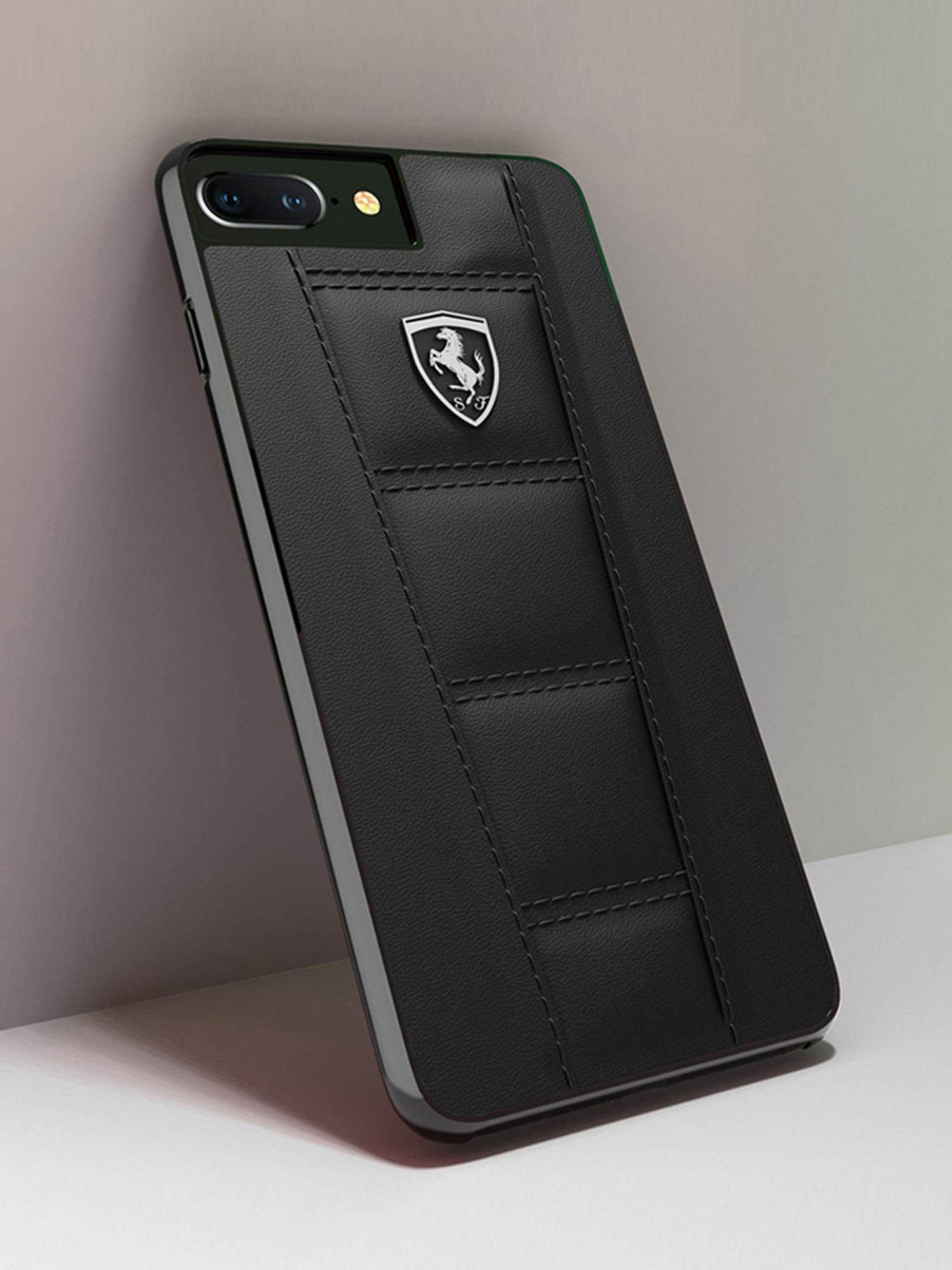 Buy Ferrari X3272389 Leather Back Cover for iPhone 7 Plus Online ...