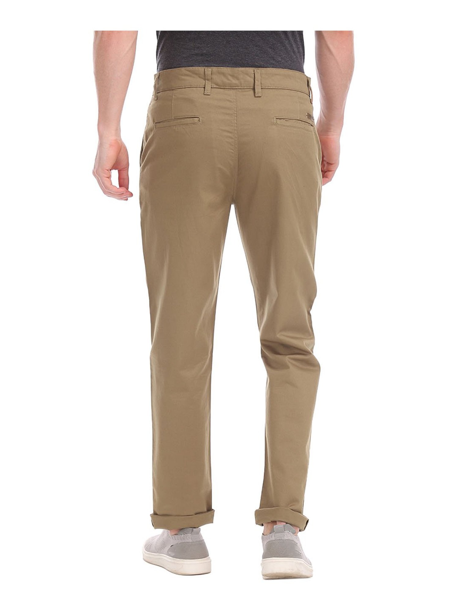 Buy Ruf & Tuf Green Printed Trousers for Men Online @ Tata CLiQ