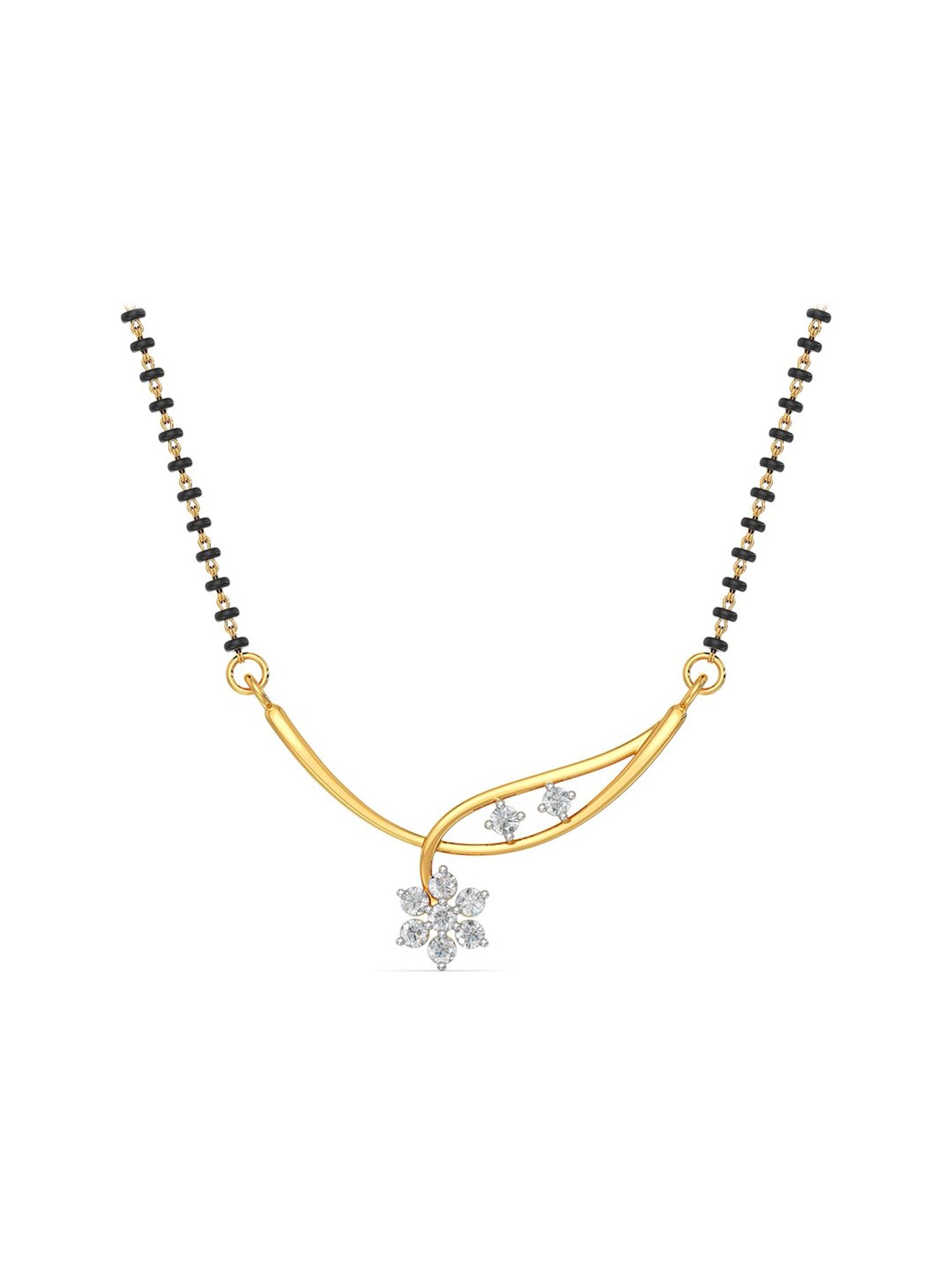 Diamond hot sale mangalsutra joyalukkas