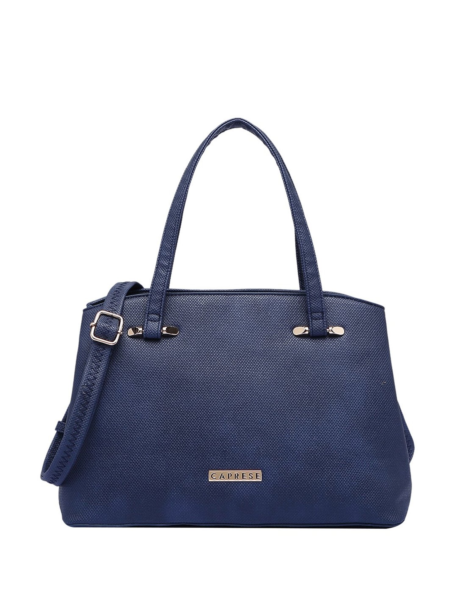 Buy Caprese Cherry Navy Solid Medium Handbag For Women At Best