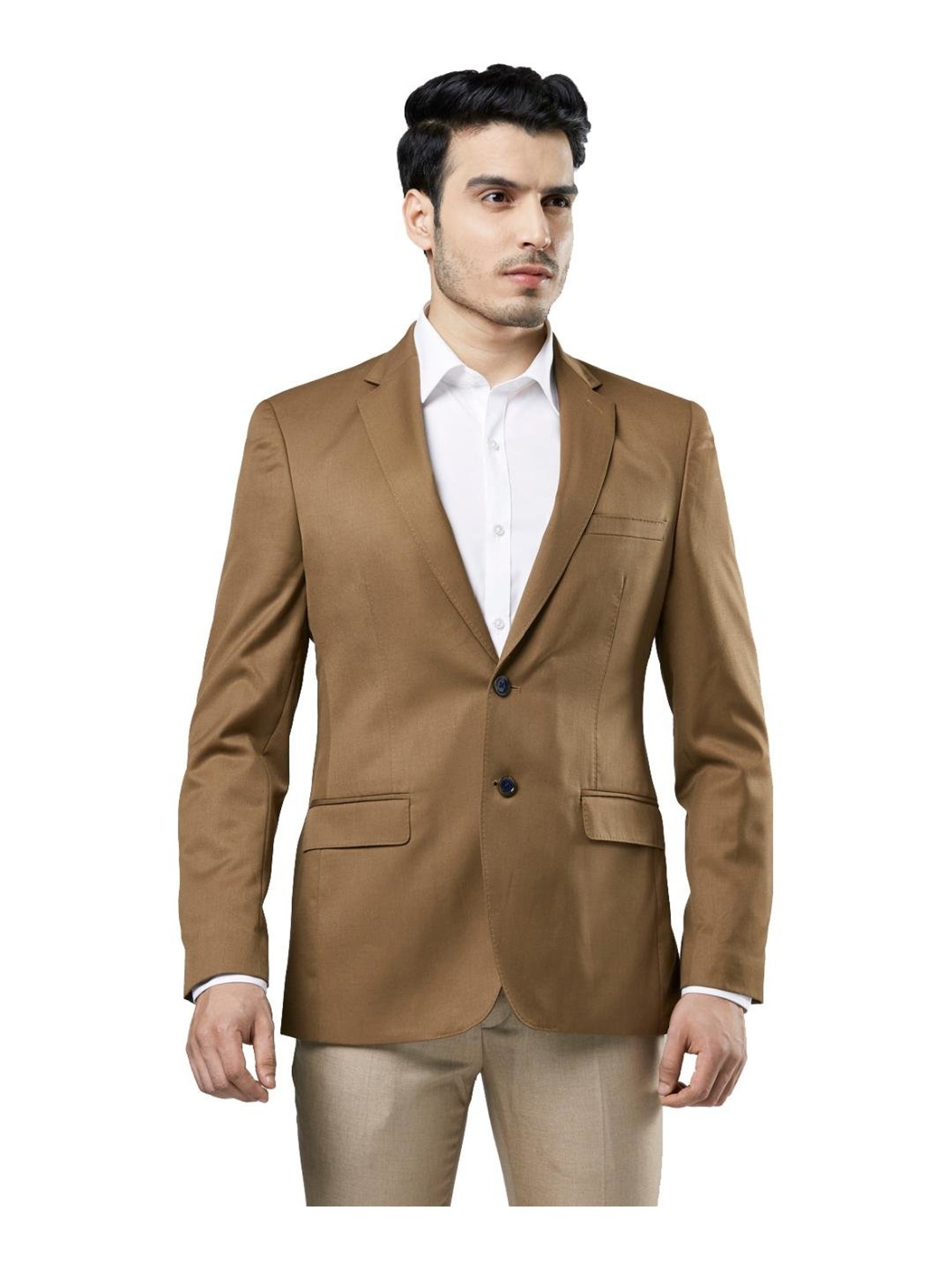 Buy Raymond Brown Regular Fit Blazer for Men Online @ Tata CLiQ