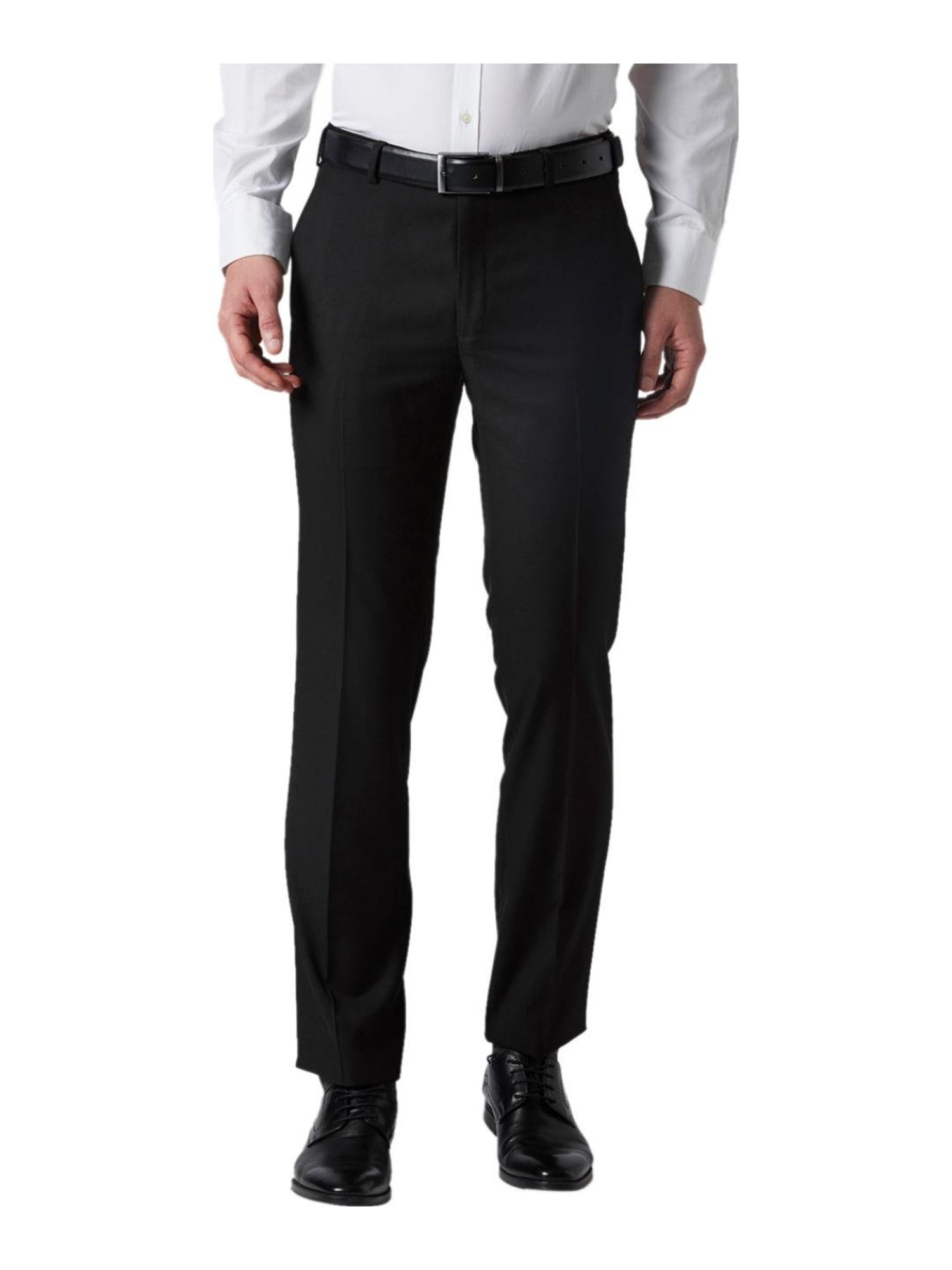 Buy Park Avenue Black Mid Rise Slim Fit Trousers for Men Online  Tata CLiQ