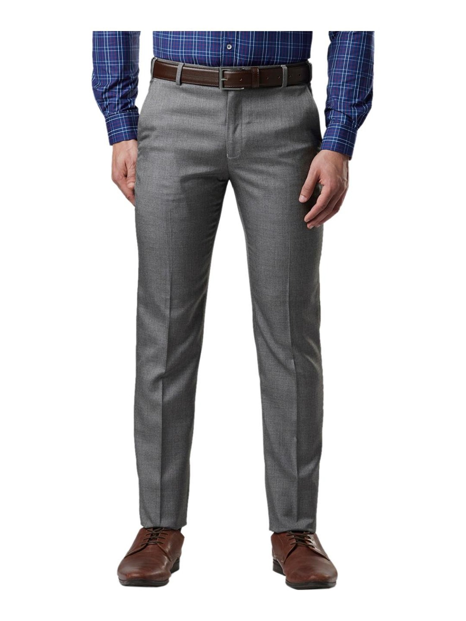 next slim fit suit trousers