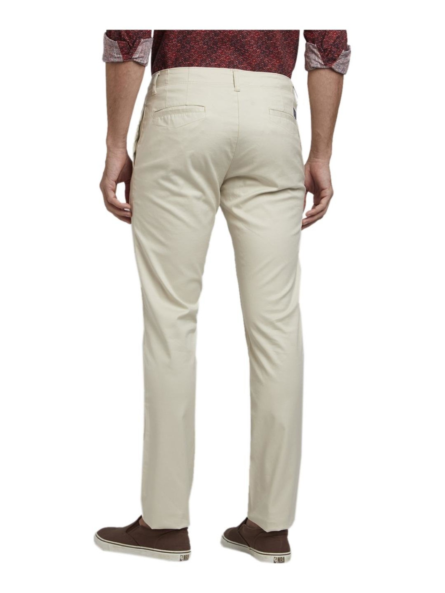 Buy Parx Men Brown Checked Slim fit Regular trousers Online at Low Prices  in India  Paytmmallcom