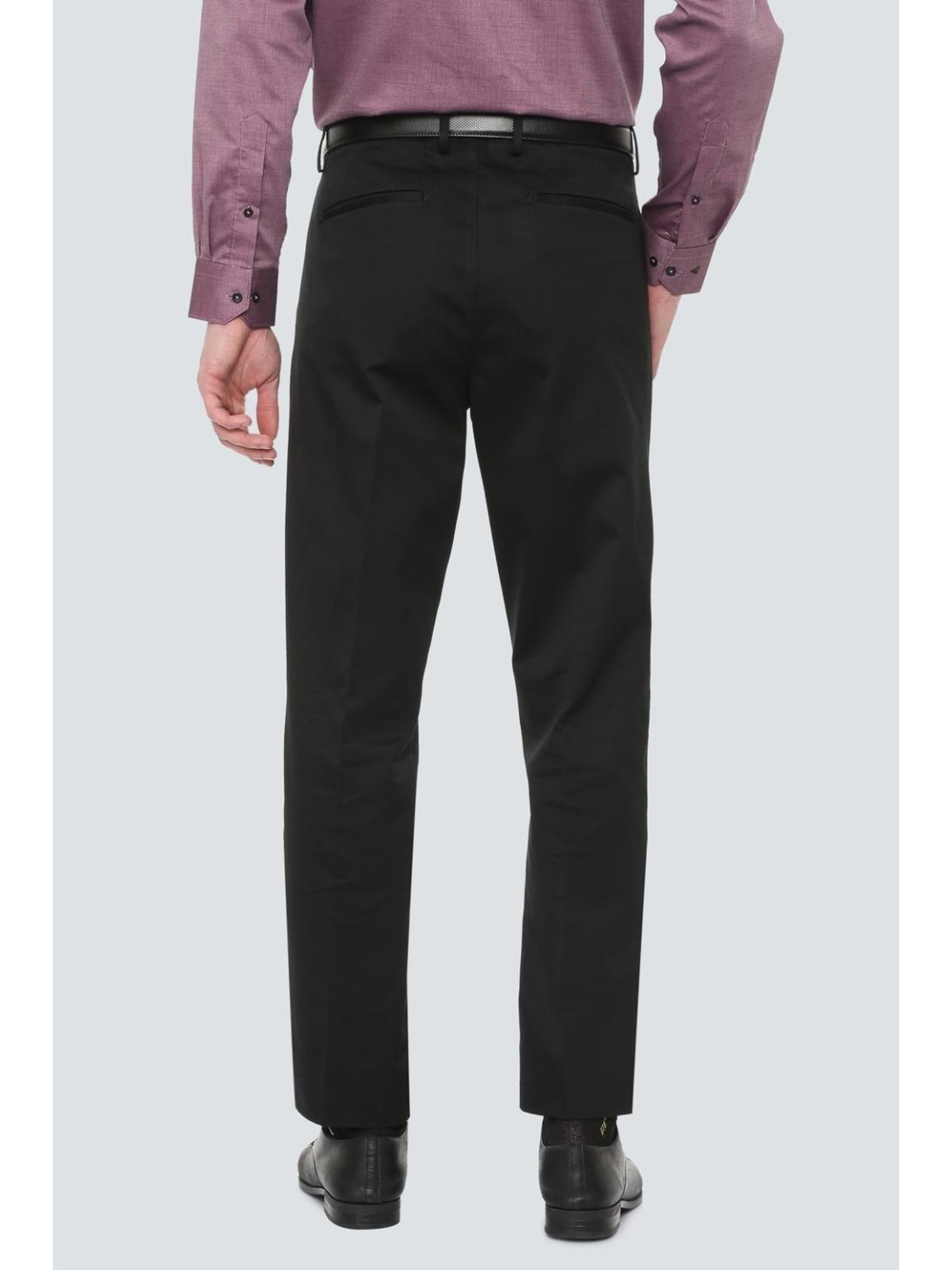 Louis Philippe Formal Trousers  Buy Louis Philippe Men Navy Regular Fit  Stripe Pleated Formal Trousers Online  Nykaa Fashion